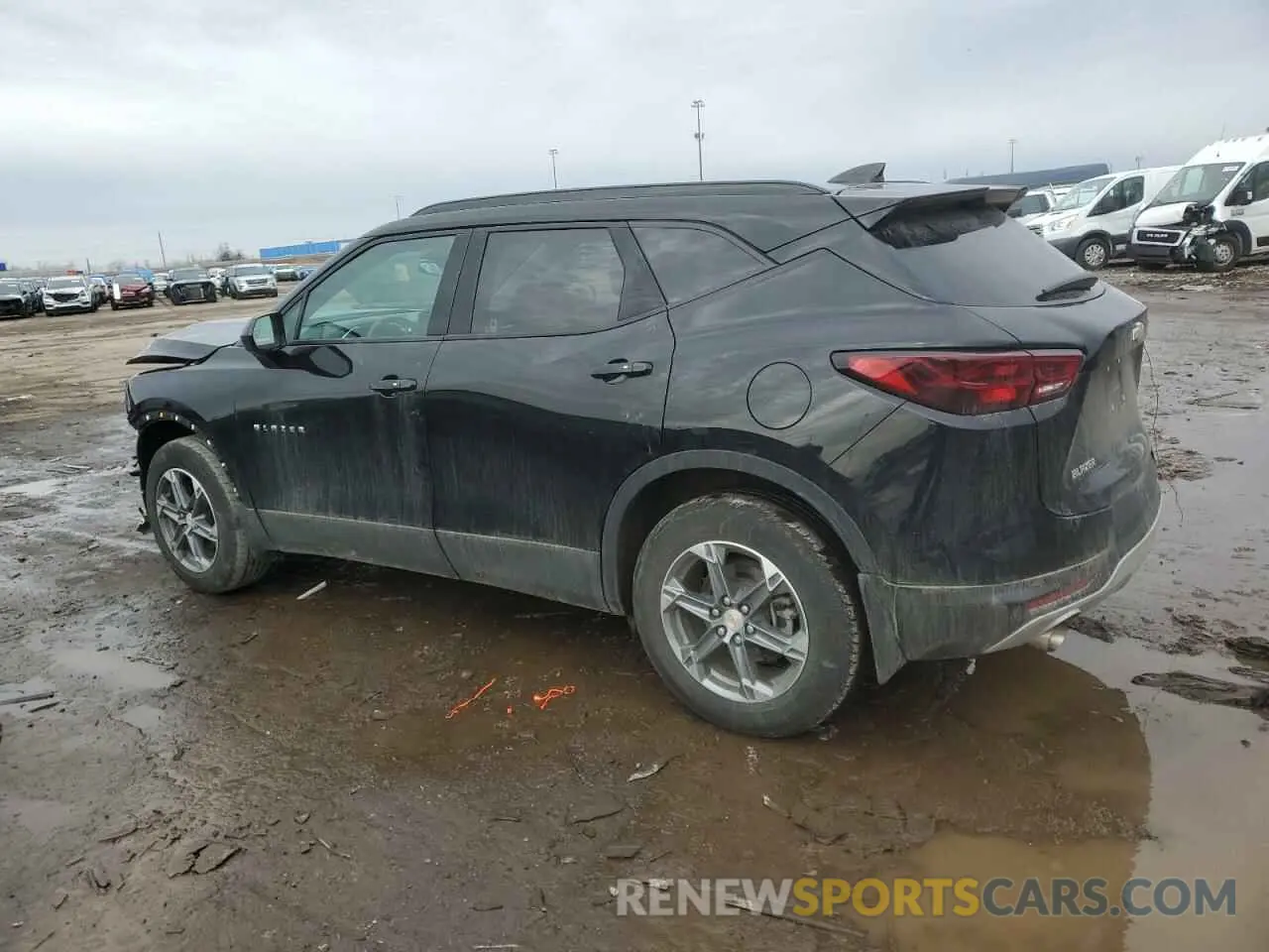 2 Photograph of a damaged car 3GNKBCR49PS226011 CHEVROLET BLAZER 2023