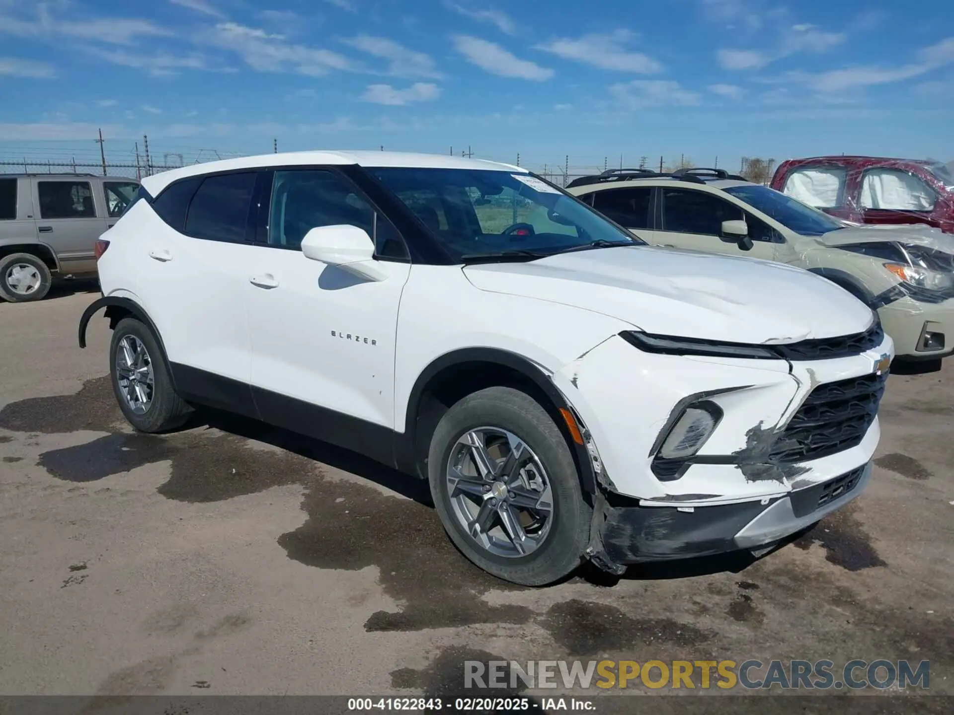 1 Photograph of a damaged car 3GNKBCR4XPS116844 CHEVROLET BLAZER 2023