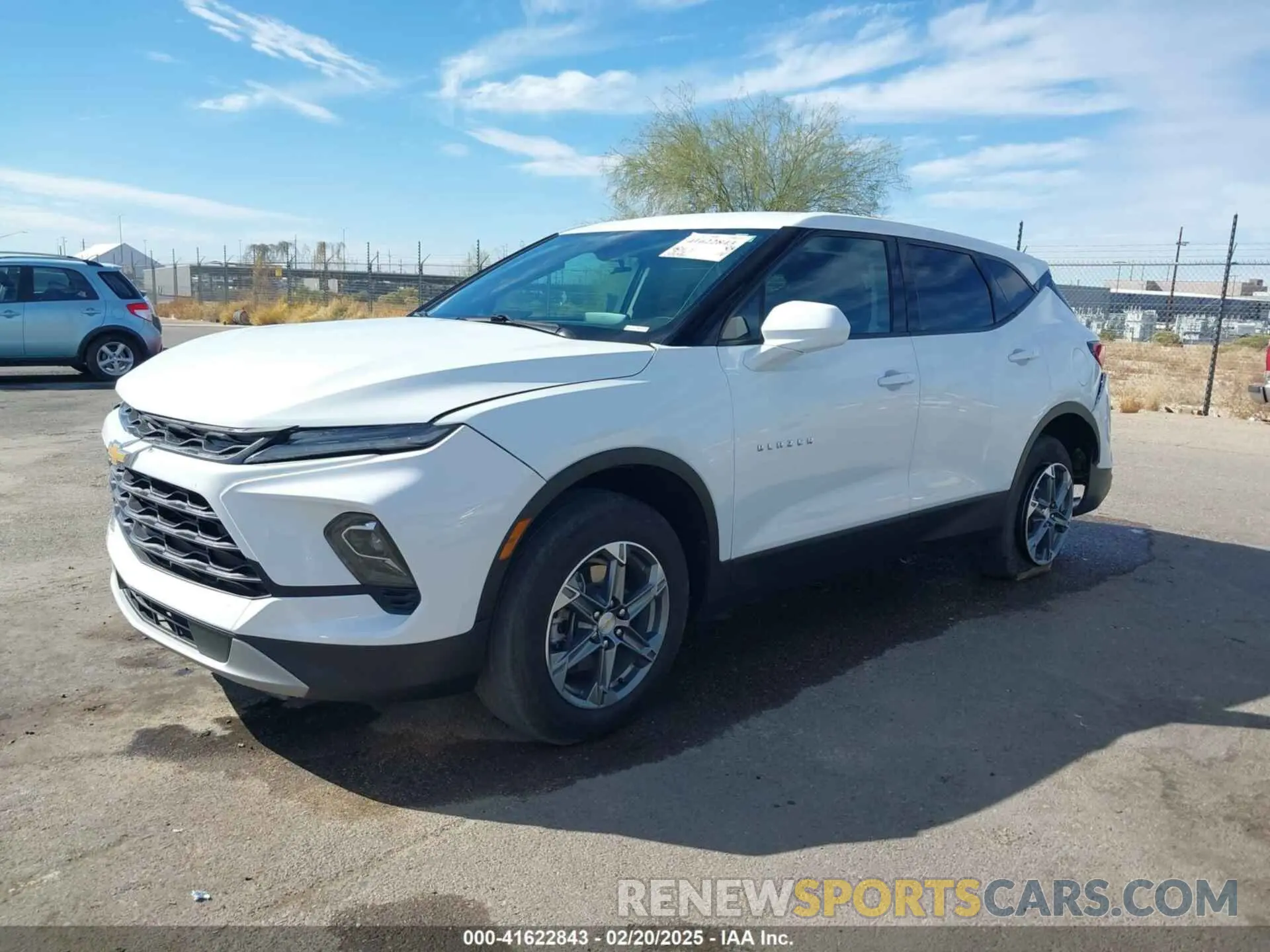 2 Photograph of a damaged car 3GNKBCR4XPS116844 CHEVROLET BLAZER 2023