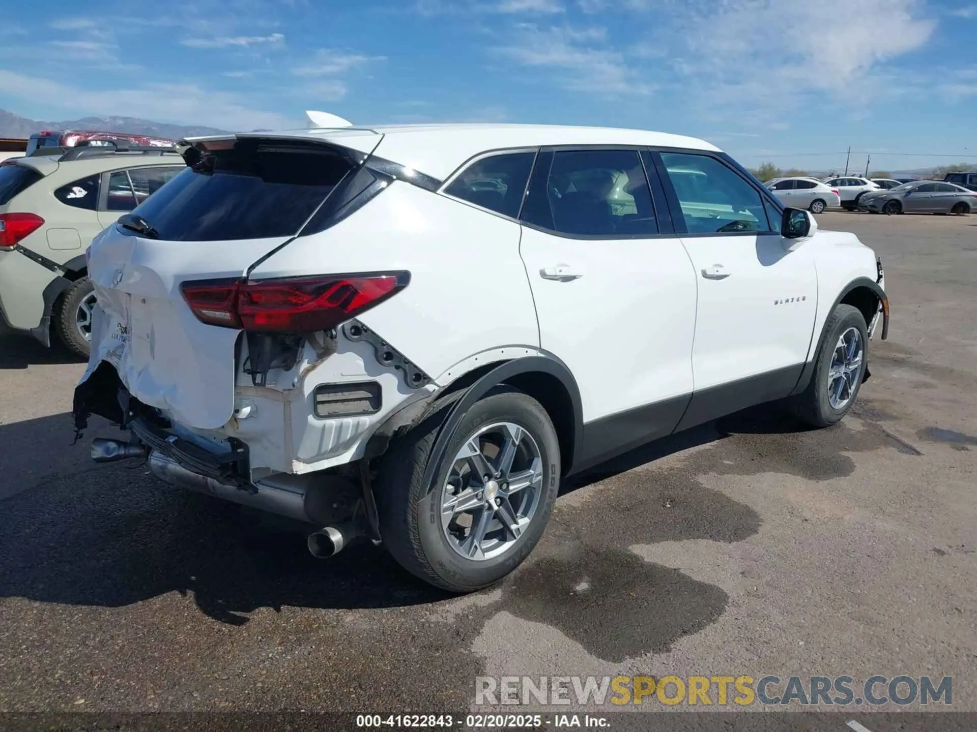 4 Photograph of a damaged car 3GNKBCR4XPS116844 CHEVROLET BLAZER 2023