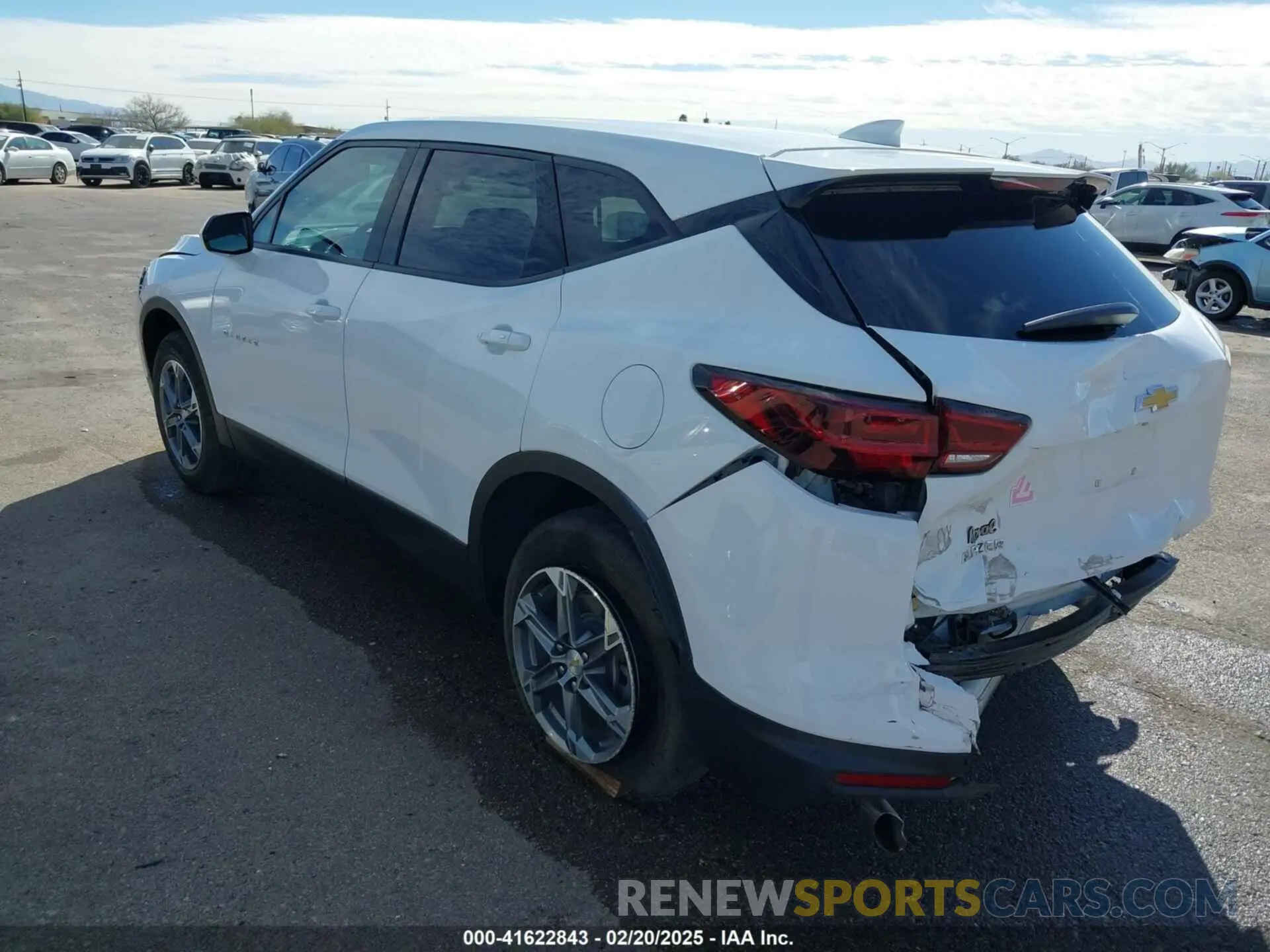 6 Photograph of a damaged car 3GNKBCR4XPS116844 CHEVROLET BLAZER 2023
