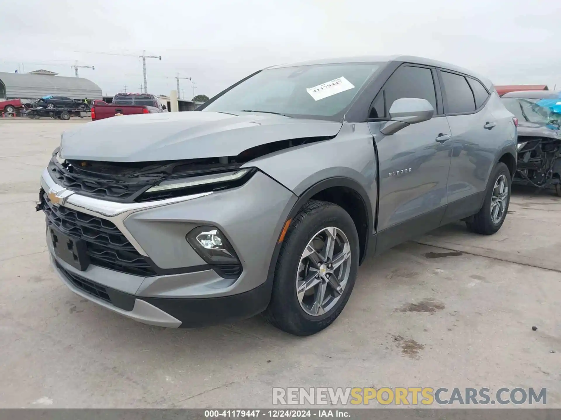 2 Photograph of a damaged car 3GNKBCR4XPS203904 CHEVROLET BLAZER 2023