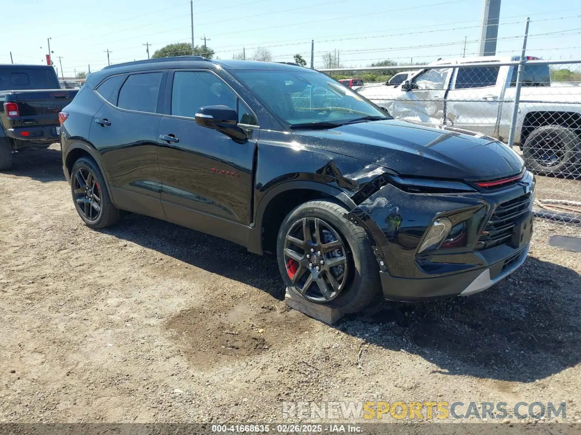 1 Photograph of a damaged car 3GNKBDR44PS148761 CHEVROLET BLAZER 2023