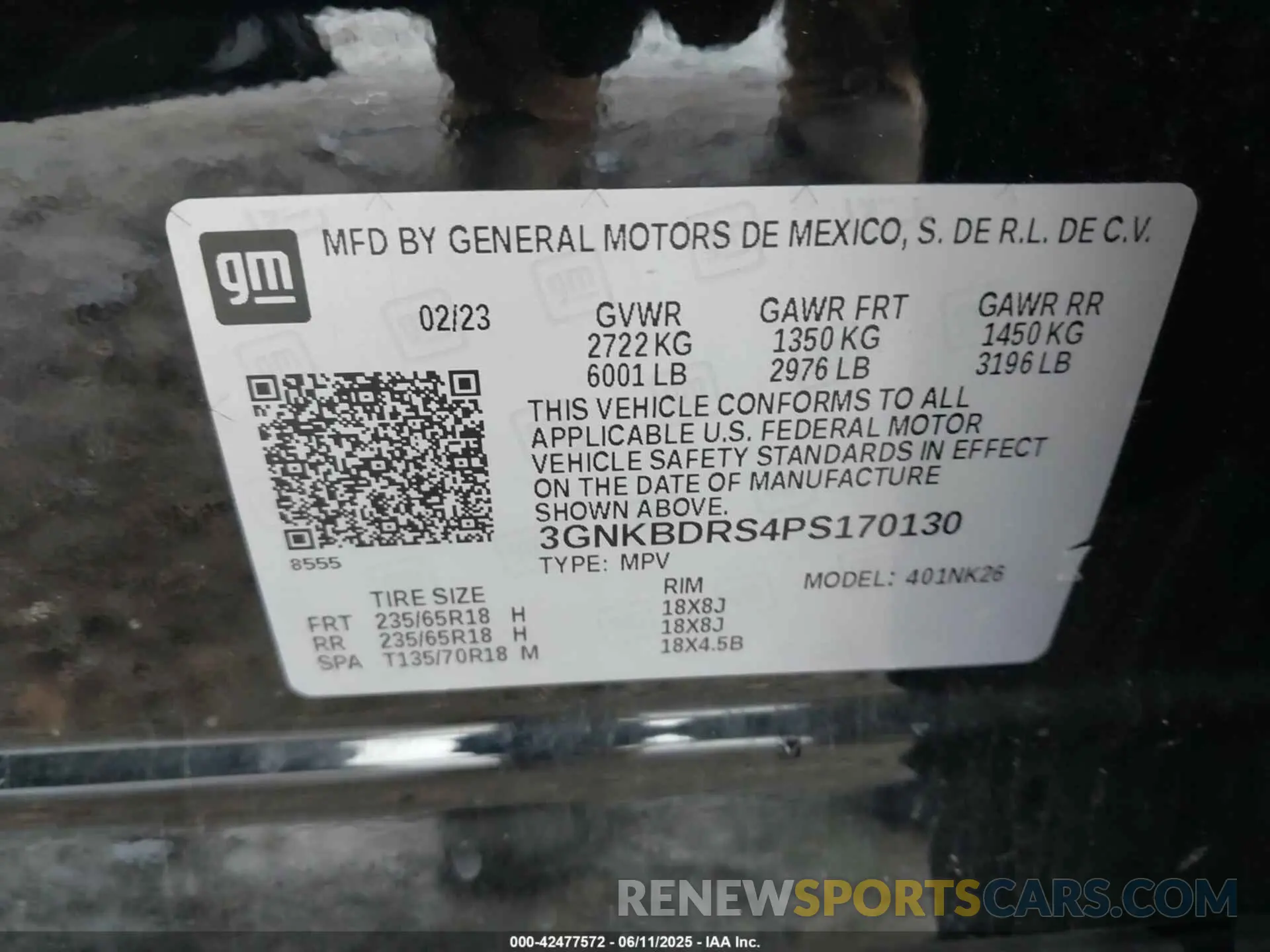 9 Photograph of a damaged car 3GNKBDRS4PS170130 CHEVROLET BLAZER 2023