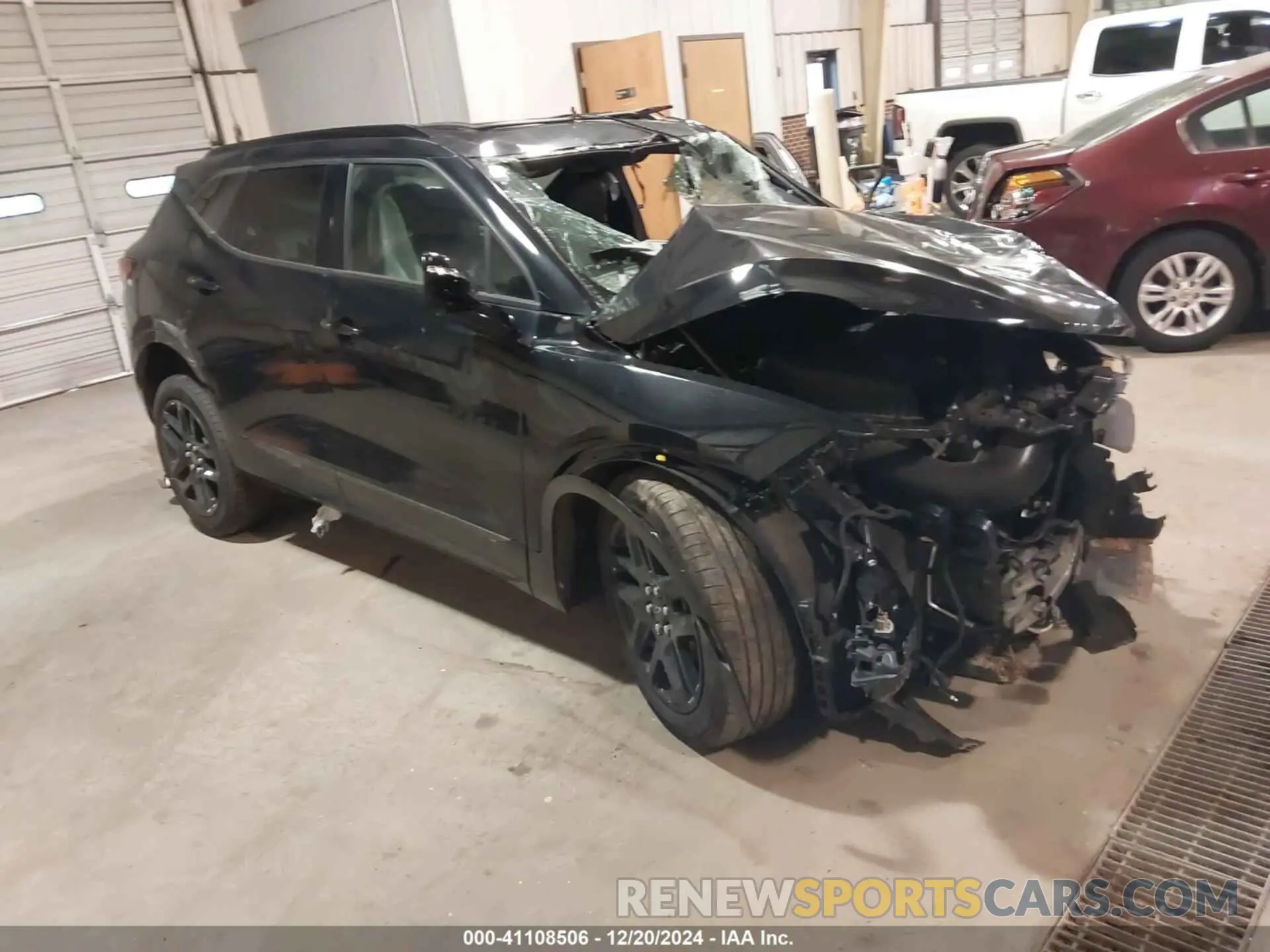 1 Photograph of a damaged car 3GNKBERS2PS187868 CHEVROLET BLAZER 2023
