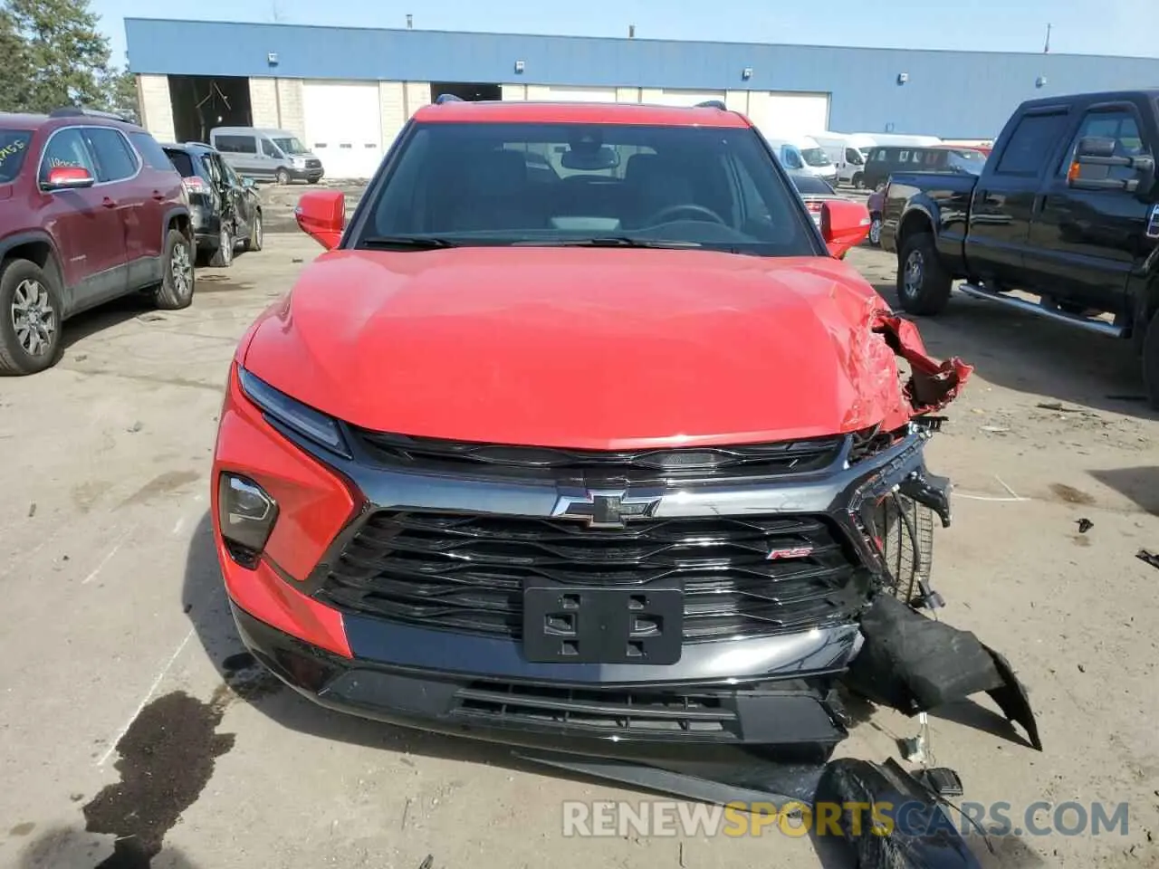 5 Photograph of a damaged car 3GNKBERS3PS226533 CHEVROLET BLAZER 2023
