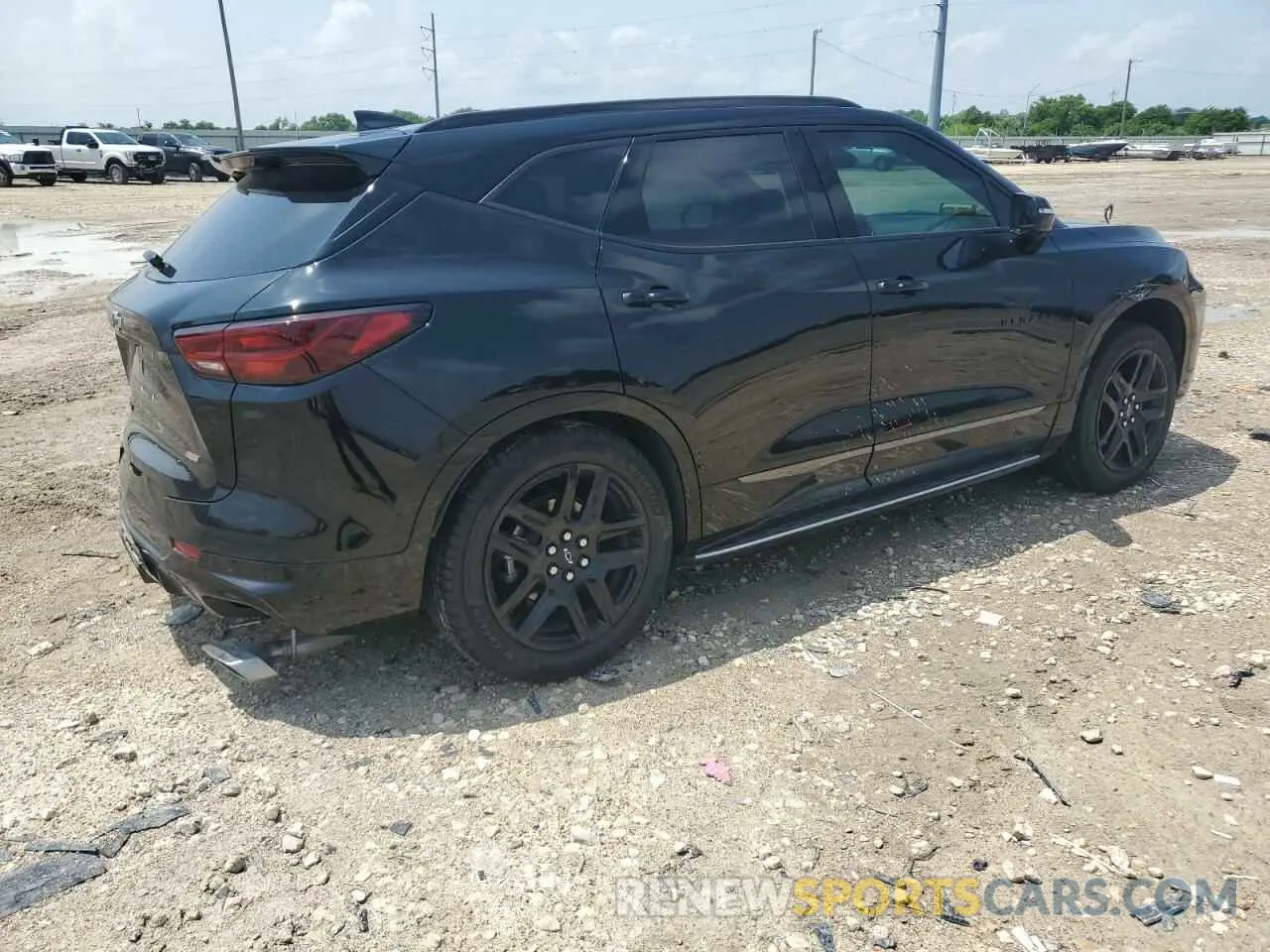 3 Photograph of a damaged car 3GNKBERS5PS228459 CHEVROLET BLAZER 2023
