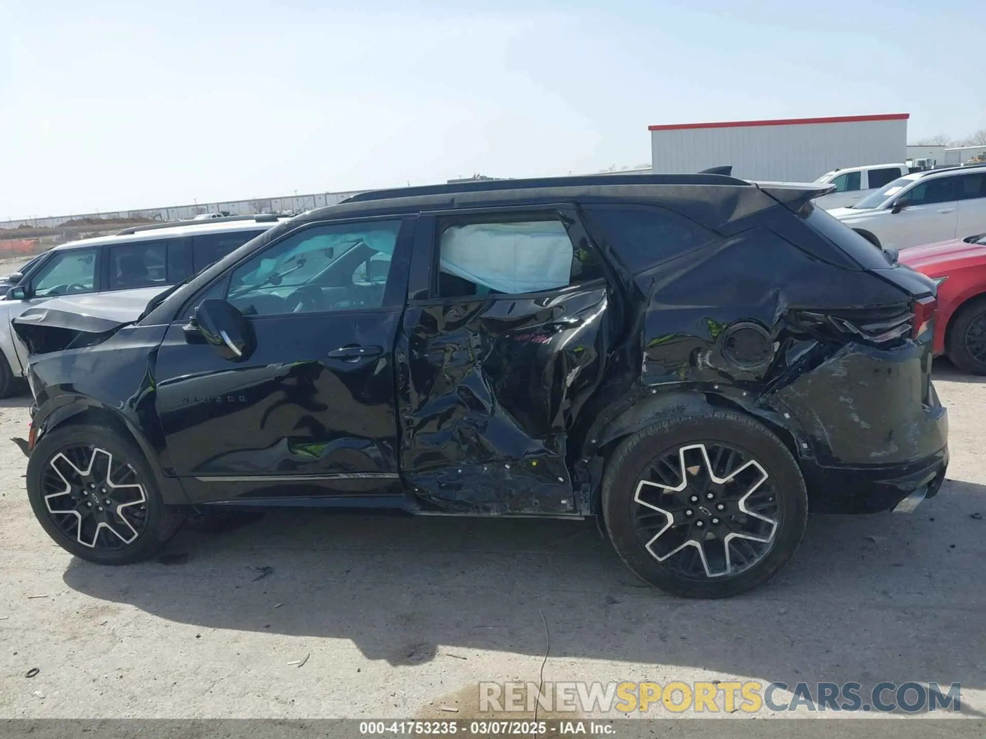 14 Photograph of a damaged car 3GNKBERS7PS102720 CHEVROLET BLAZER 2023