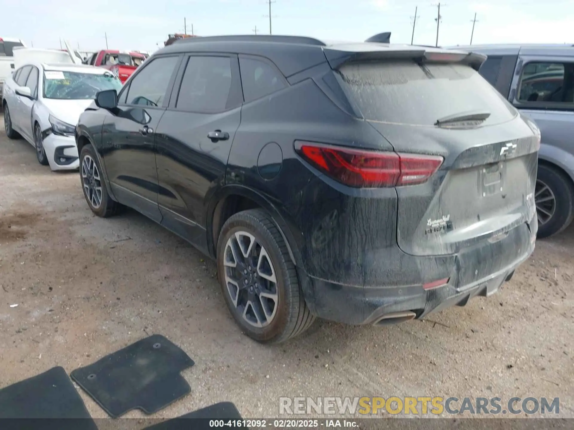 3 Photograph of a damaged car 3GNKBERSXPS103344 CHEVROLET BLAZER 2023