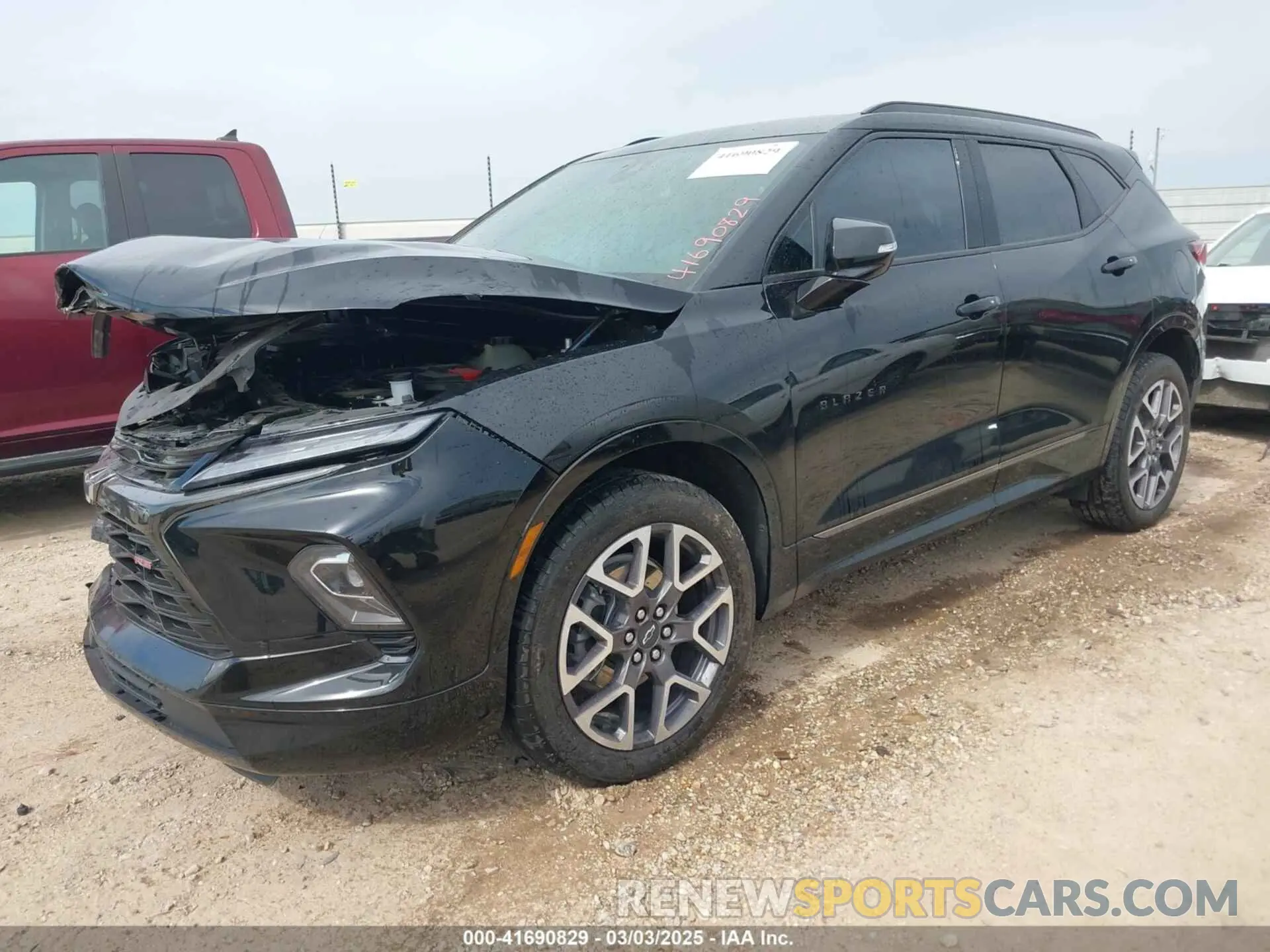 2 Photograph of a damaged car 3GNKBERSXPS150986 CHEVROLET BLAZER 2023