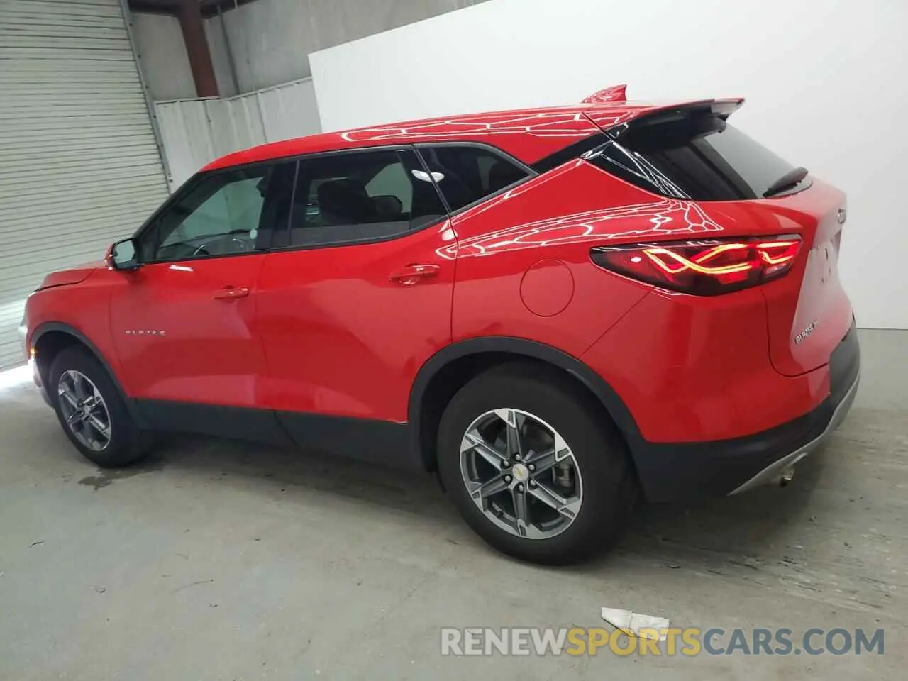 2 Photograph of a damaged car 3GNKBHR40PS213886 CHEVROLET BLAZER 2023
