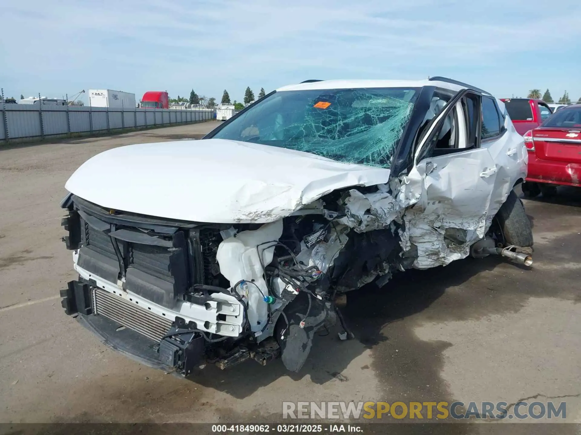 2 Photograph of a damaged car 3GNKBHR40PS223544 CHEVROLET BLAZER 2023