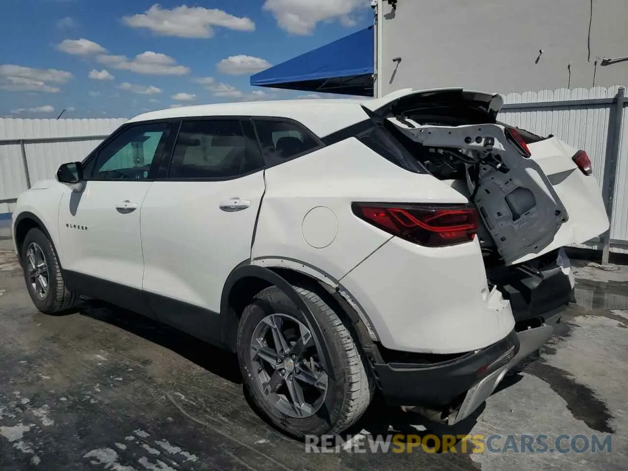 2 Photograph of a damaged car 3GNKBHR41PS203237 CHEVROLET BLAZER 2023
