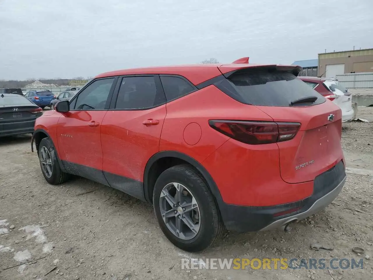 2 Photograph of a damaged car 3GNKBHR42PS227899 CHEVROLET BLAZER 2023