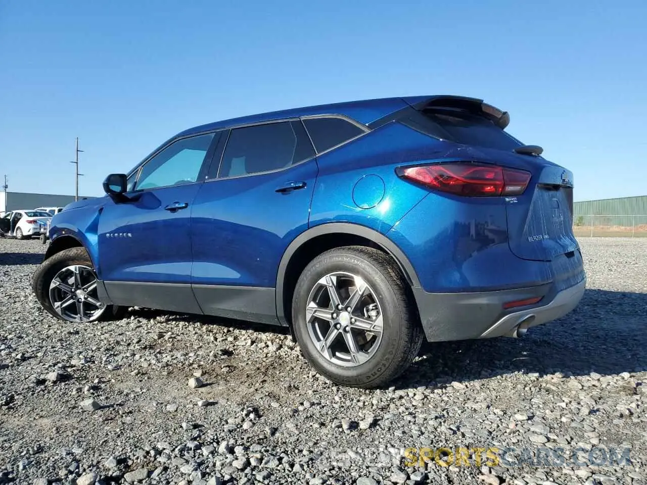 2 Photograph of a damaged car 3GNKBHR44PS155586 CHEVROLET BLAZER 2023