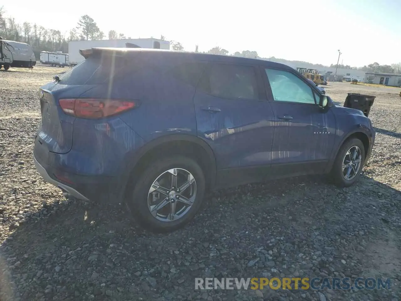 3 Photograph of a damaged car 3GNKBHR44PS155586 CHEVROLET BLAZER 2023