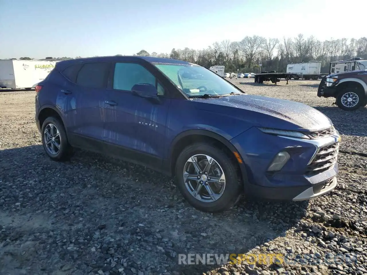 4 Photograph of a damaged car 3GNKBHR44PS155586 CHEVROLET BLAZER 2023