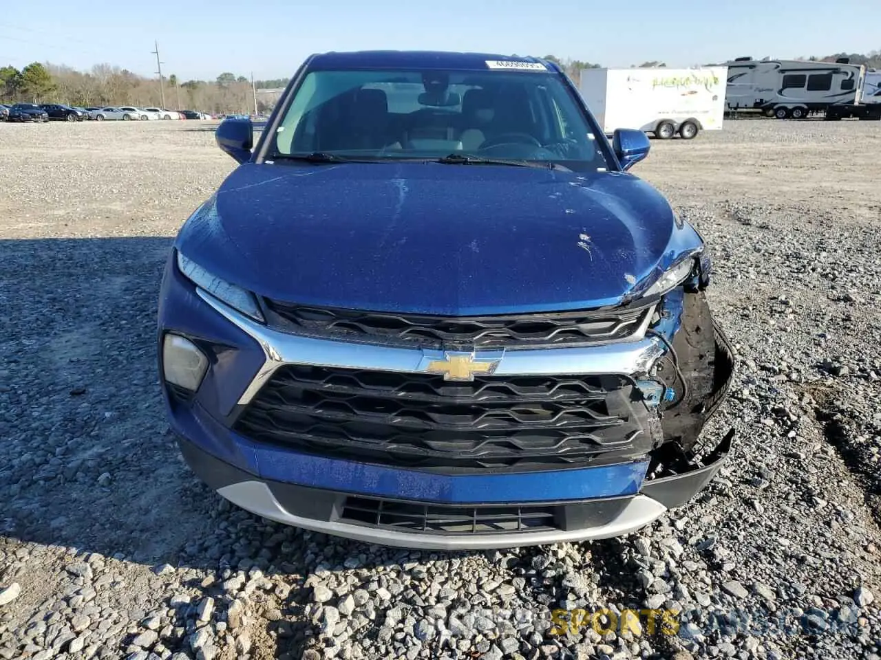 5 Photograph of a damaged car 3GNKBHR44PS155586 CHEVROLET BLAZER 2023