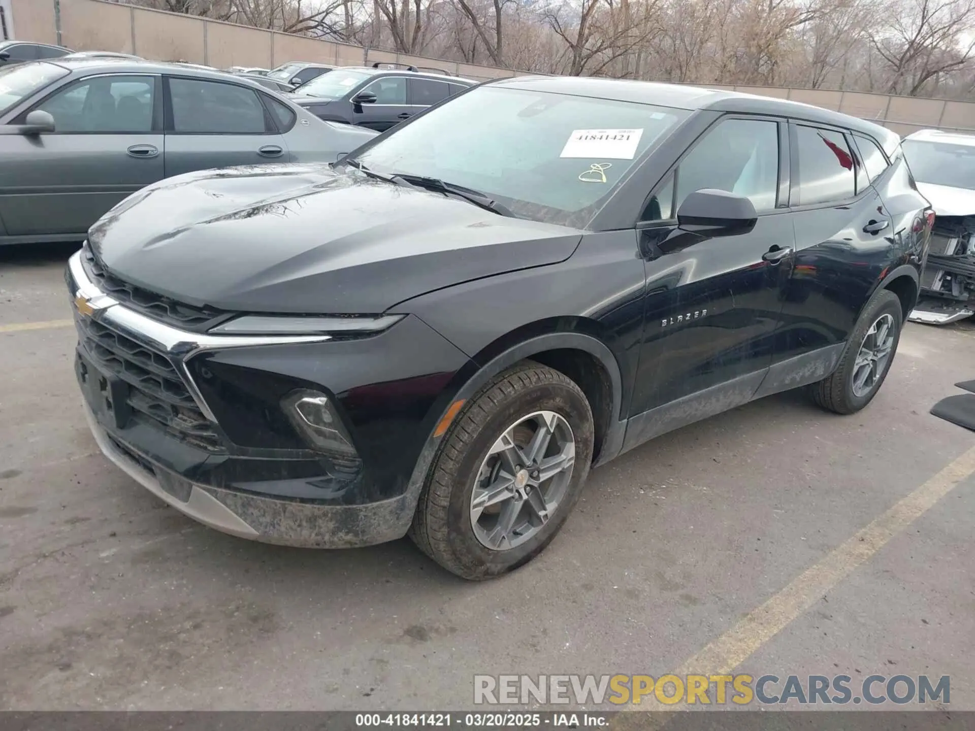 2 Photograph of a damaged car 3GNKBHR44PS183209 CHEVROLET BLAZER 2023