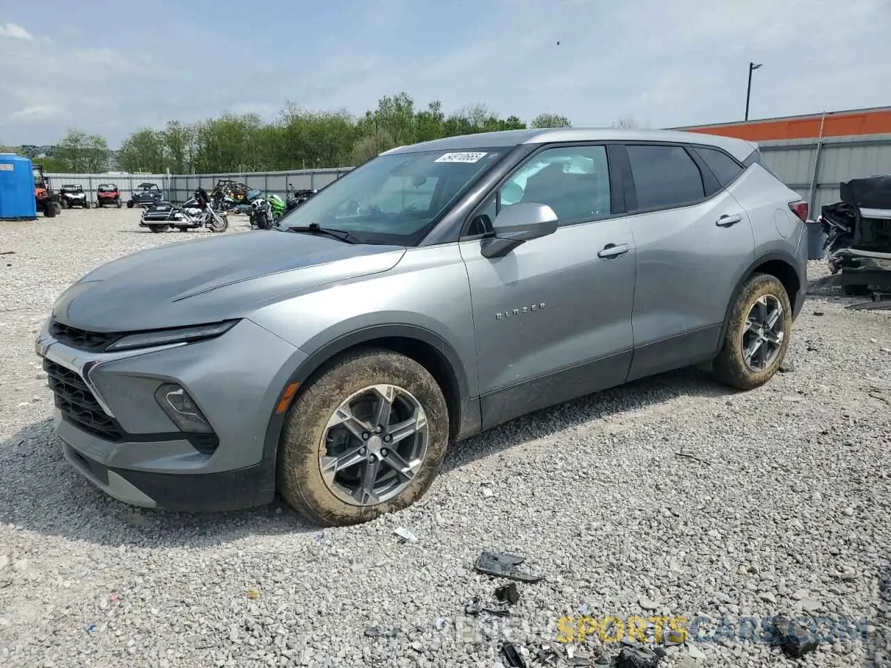 1 Photograph of a damaged car 3GNKBHR45PS160277 CHEVROLET BLAZER 2023