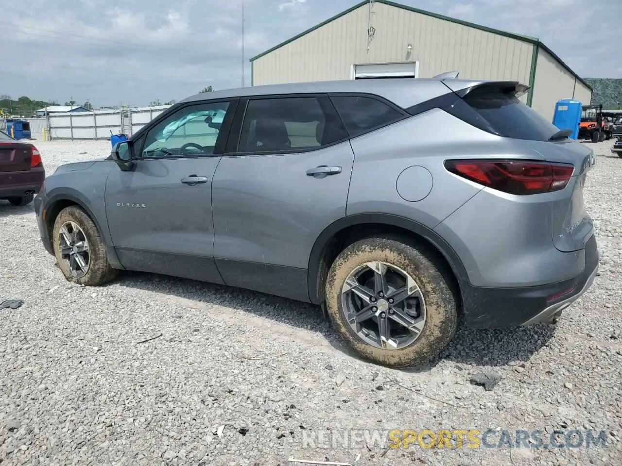 2 Photograph of a damaged car 3GNKBHR45PS160277 CHEVROLET BLAZER 2023