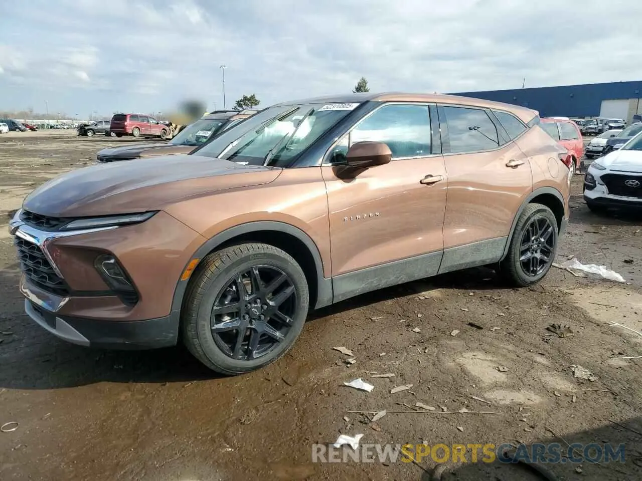1 Photograph of a damaged car 3GNKBHR45PS170730 CHEVROLET BLAZER 2023