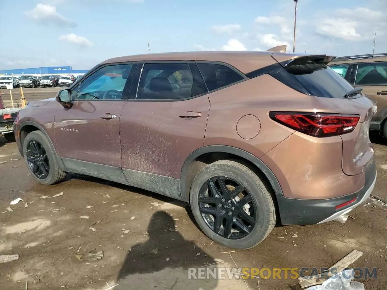 2 Photograph of a damaged car 3GNKBHR45PS170730 CHEVROLET BLAZER 2023