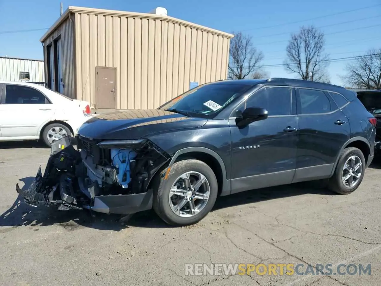 1 Photograph of a damaged car 3GNKBHR45PS186815 CHEVROLET BLAZER 2023