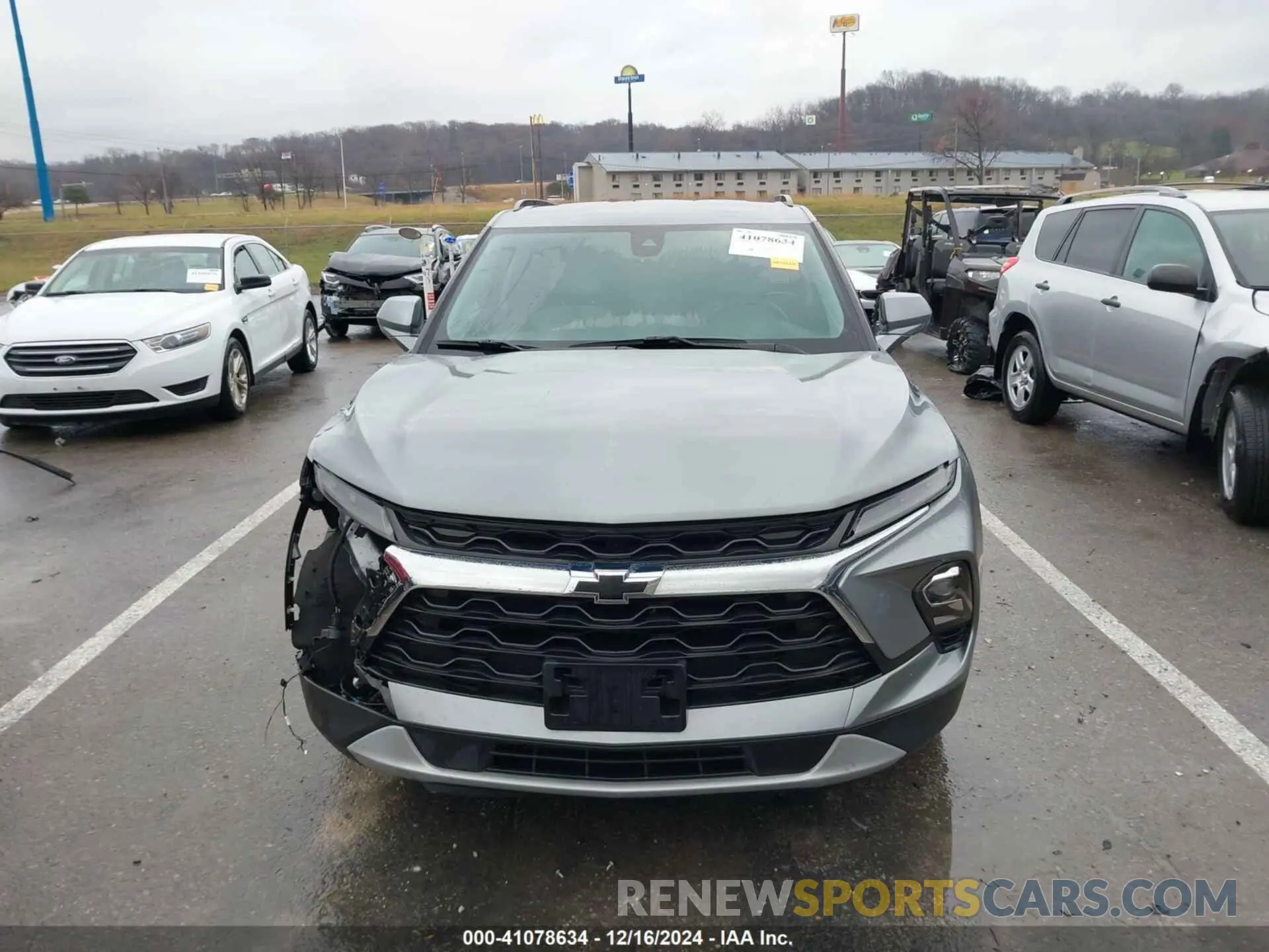12 Photograph of a damaged car 3GNKBHR48PS137043 CHEVROLET BLAZER 2023