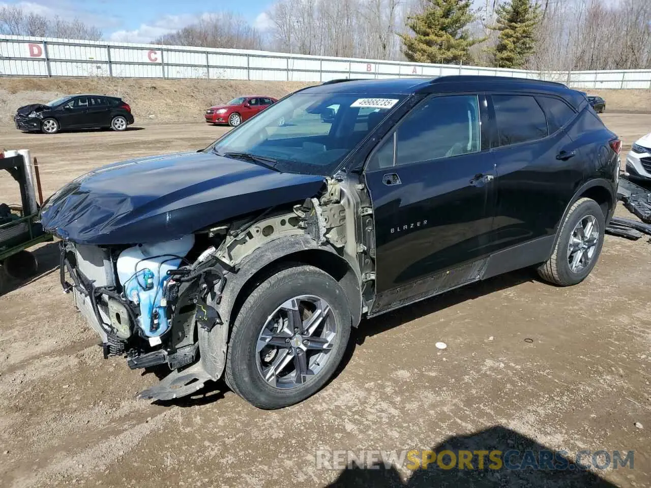 1 Photograph of a damaged car 3GNKBHR49PS122308 CHEVROLET BLAZER 2023