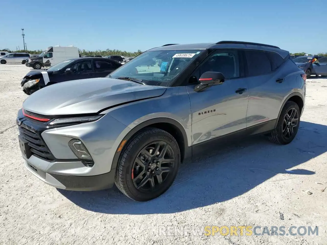 1 Photograph of a damaged car 3GNKBHR4XPS206458 CHEVROLET BLAZER 2023