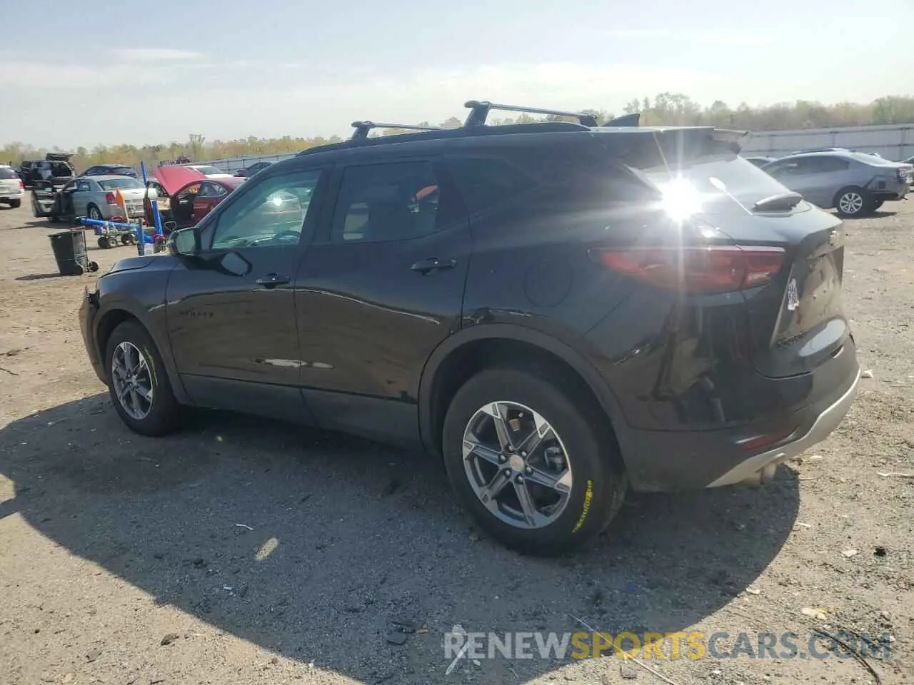 2 Photograph of a damaged car 3GNKBJR47PS157100 CHEVROLET BLAZER 2023