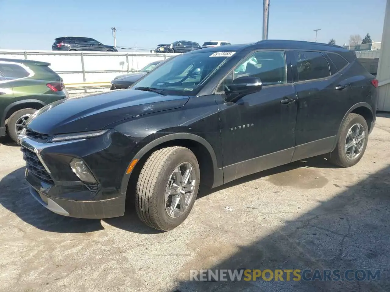 1 Photograph of a damaged car 3GNKBJRS1PS227818 CHEVROLET BLAZER 2023