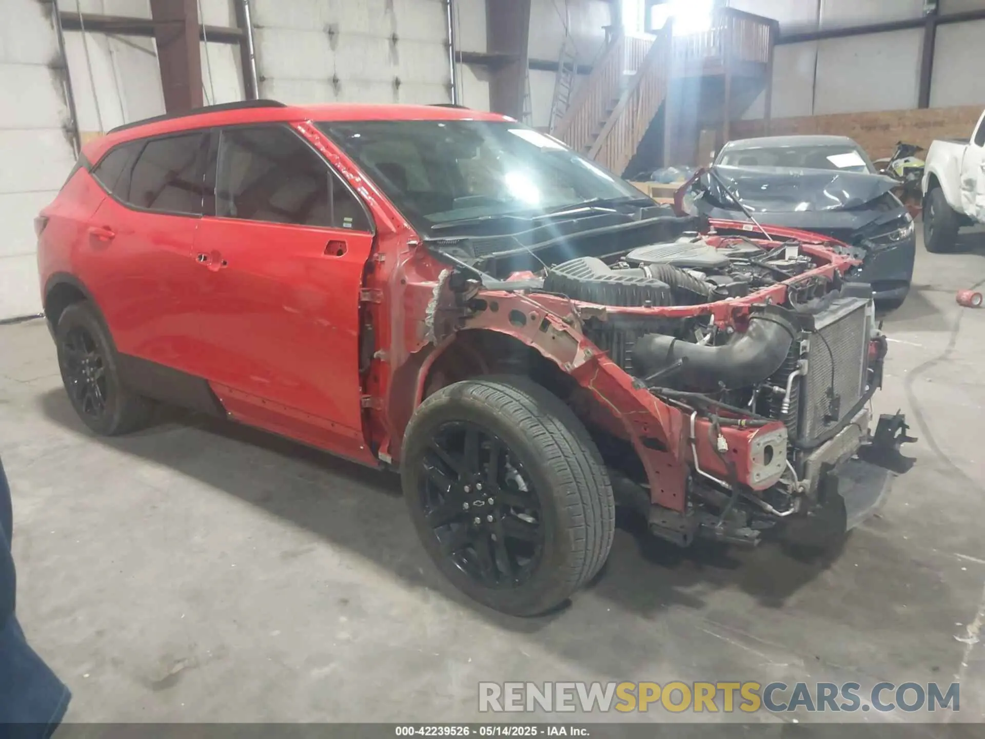 1 Photograph of a damaged car 3GNKBJRS2PS102035 CHEVROLET BLAZER 2023