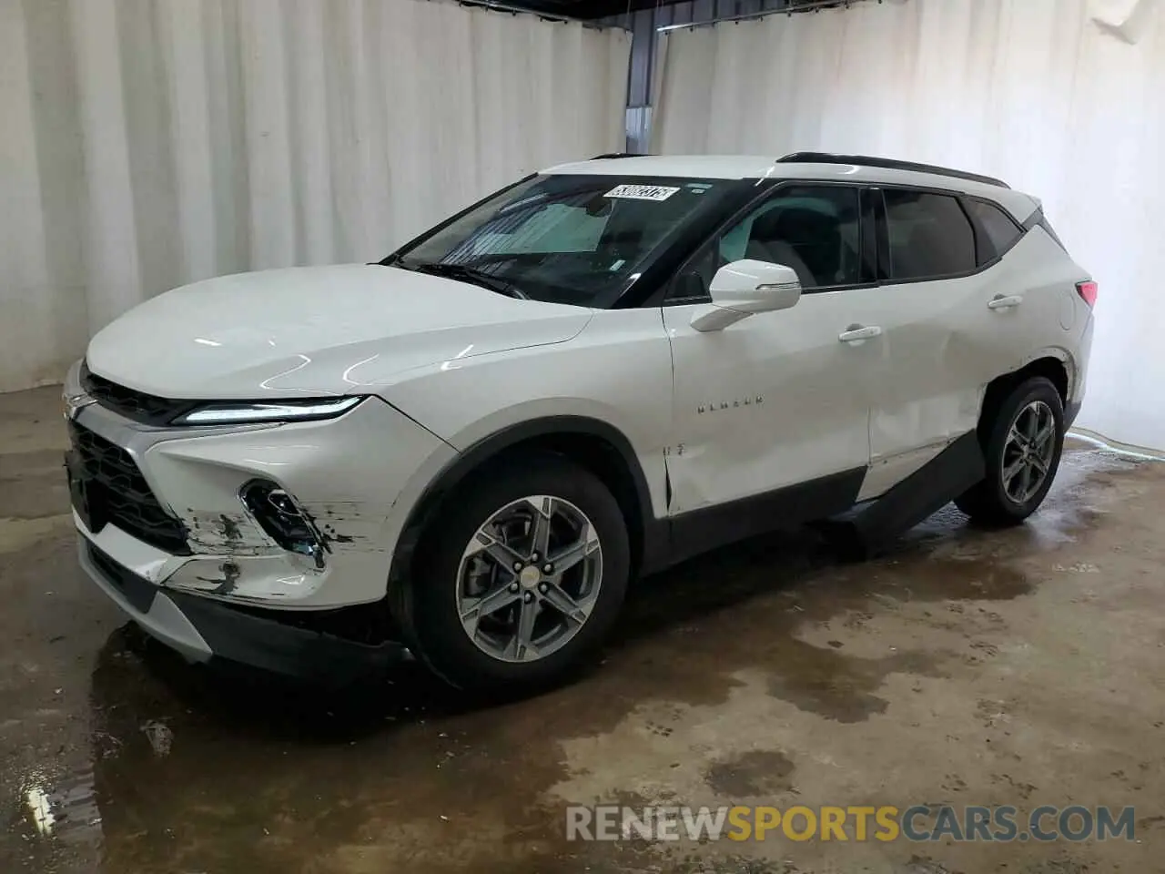 1 Photograph of a damaged car 3GNKBJRS8PS193165 CHEVROLET BLAZER 2023