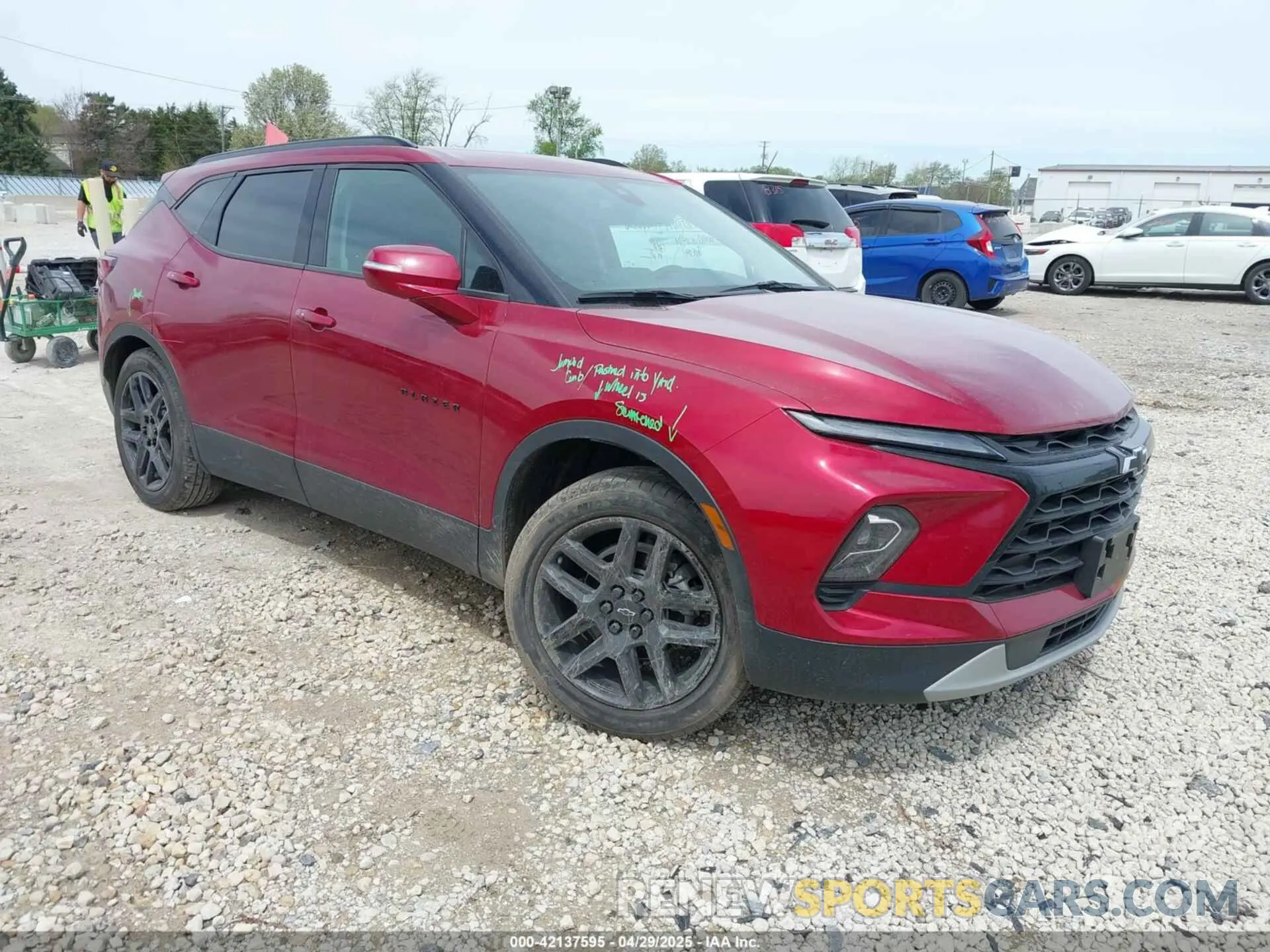 1 Photograph of a damaged car 3GNKBJRSXPS147109 CHEVROLET BLAZER 2023