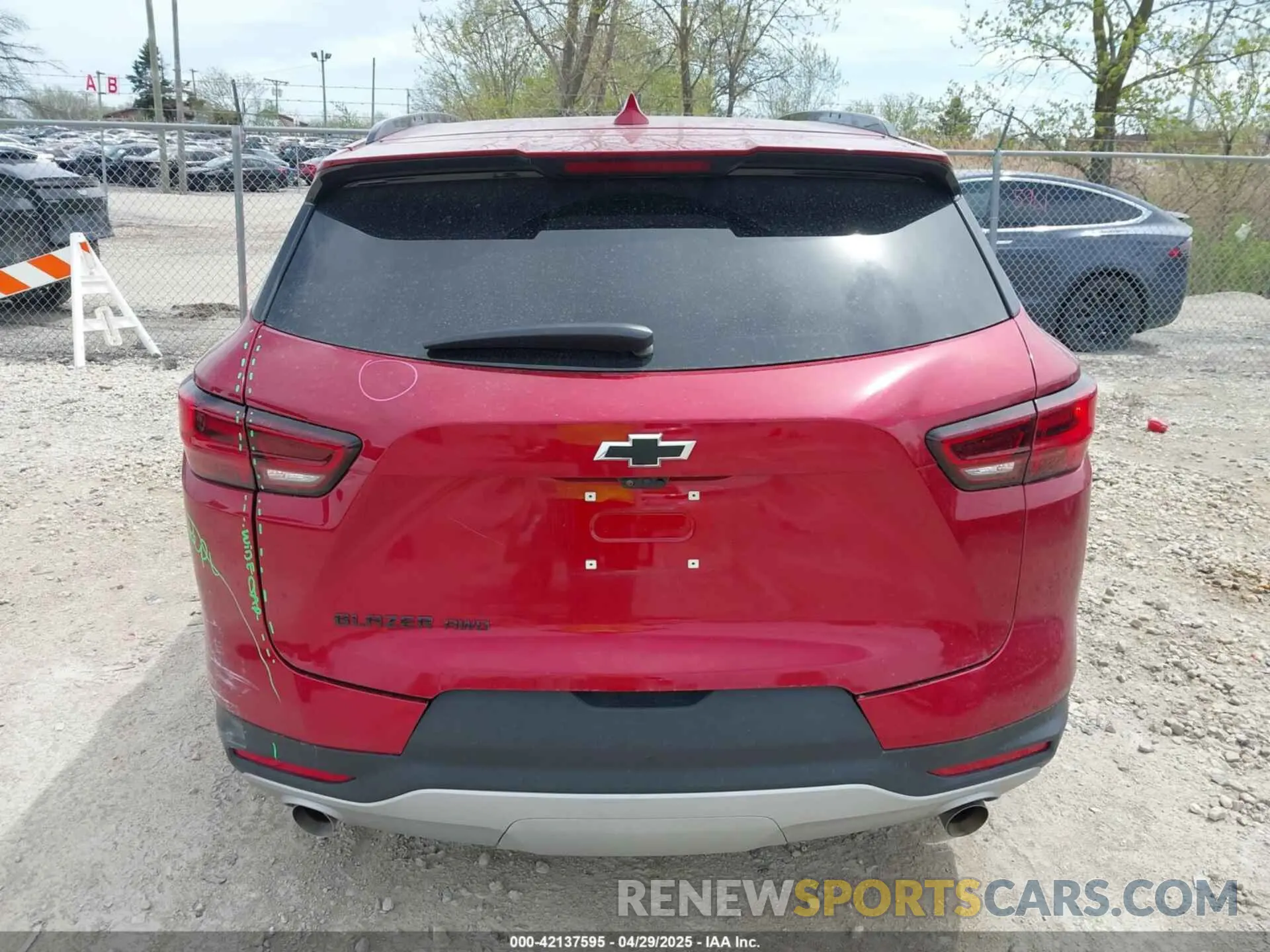 16 Photograph of a damaged car 3GNKBJRSXPS147109 CHEVROLET BLAZER 2023