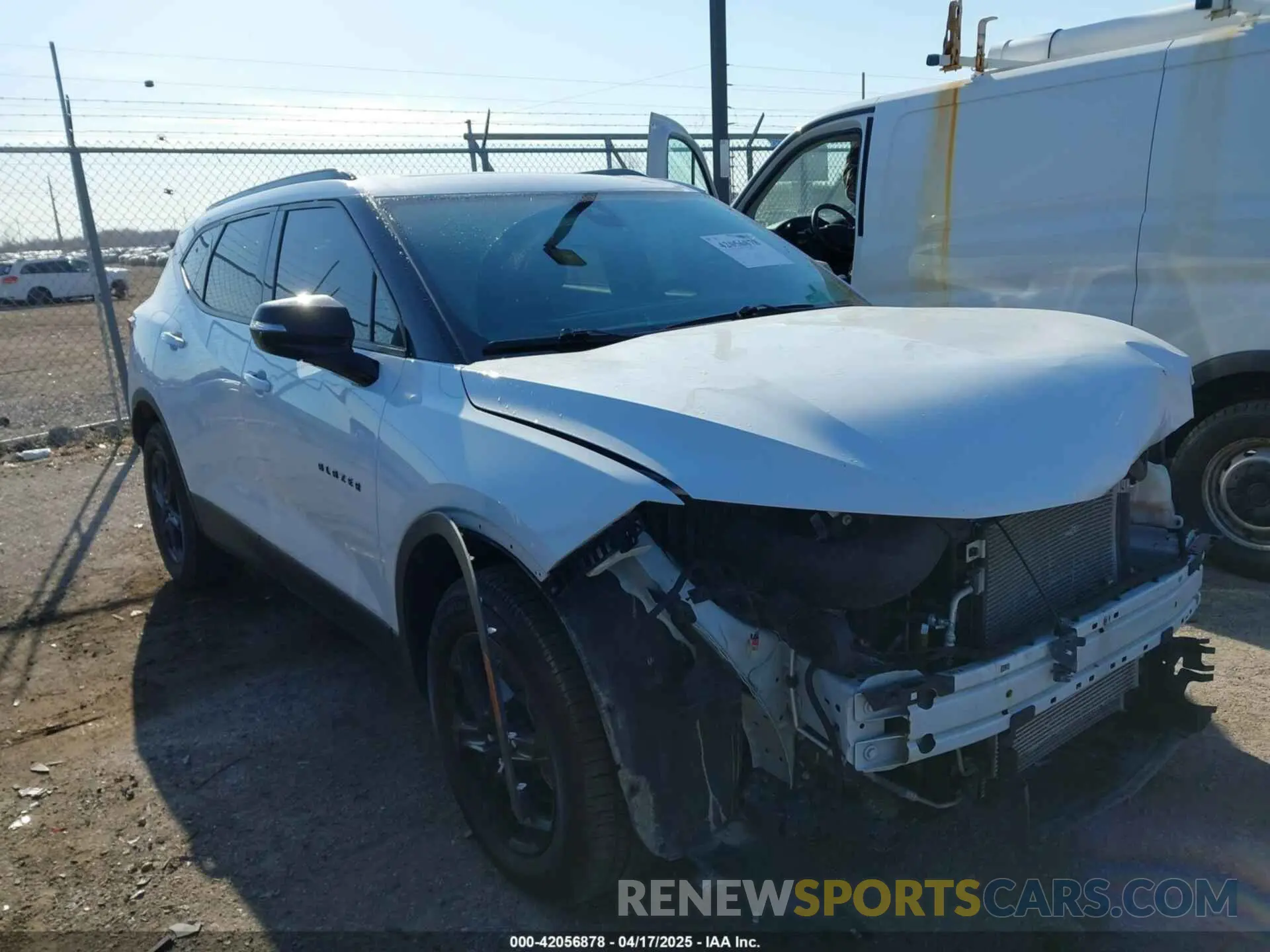 1 Photograph of a damaged car 3GNKBJRSXPS162712 CHEVROLET BLAZER 2023