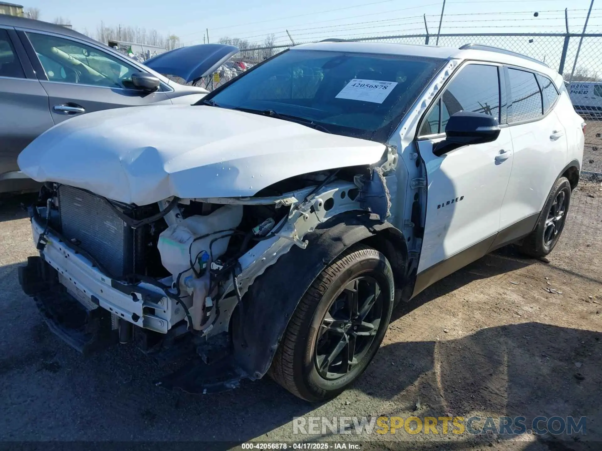 2 Photograph of a damaged car 3GNKBJRSXPS162712 CHEVROLET BLAZER 2023