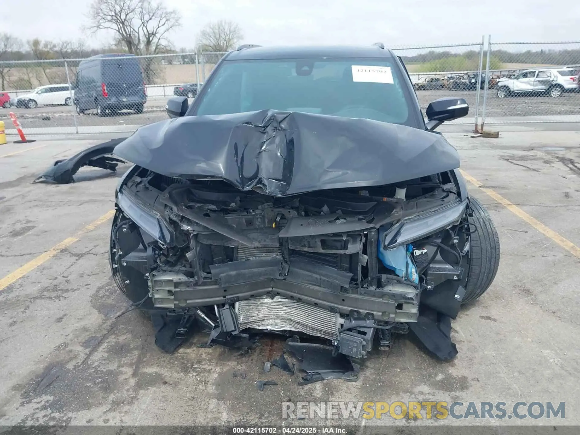 12 Photograph of a damaged car 3GNKBKRS0PS225810 CHEVROLET BLAZER 2023