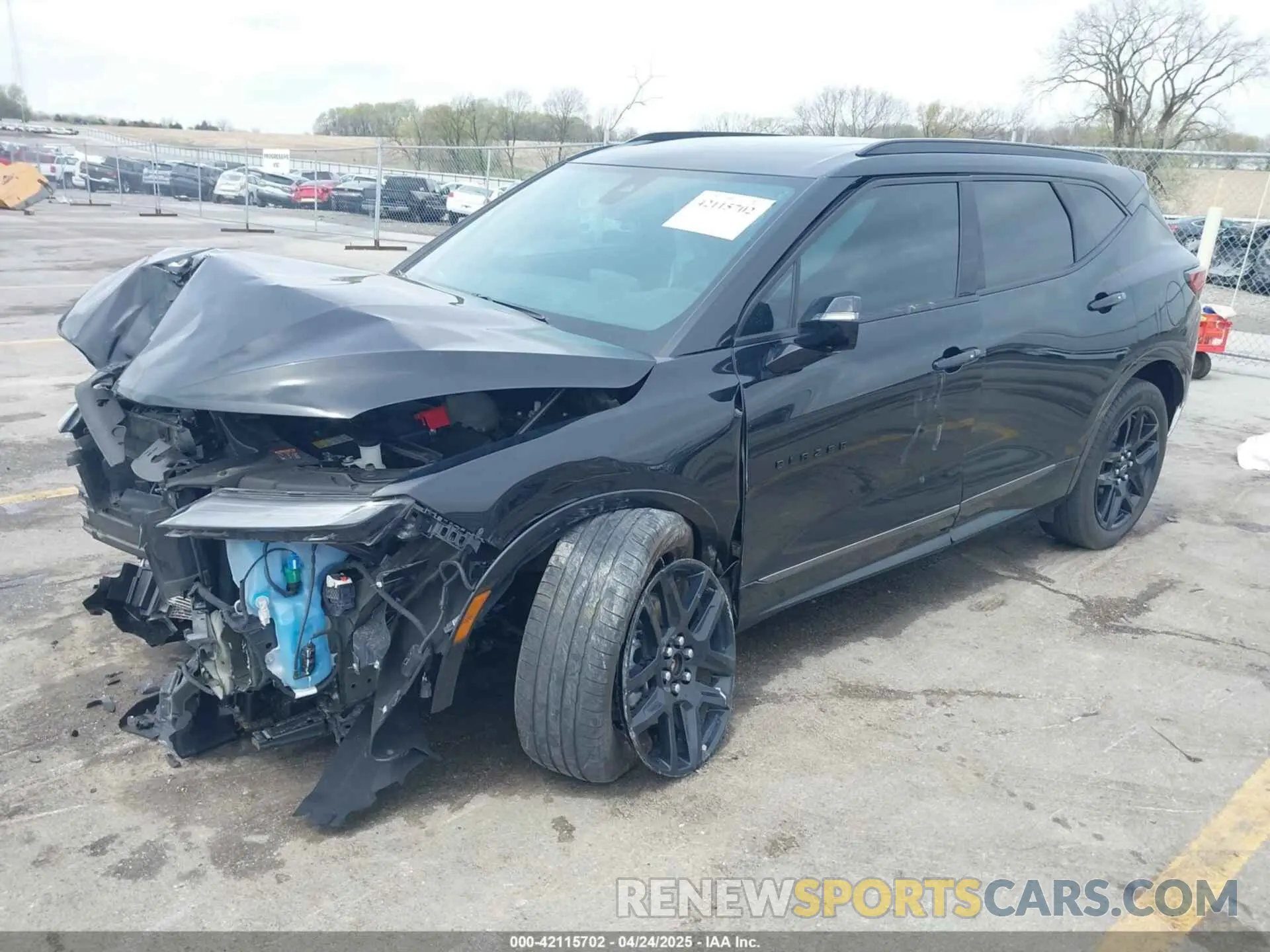 2 Photograph of a damaged car 3GNKBKRS0PS225810 CHEVROLET BLAZER 2023