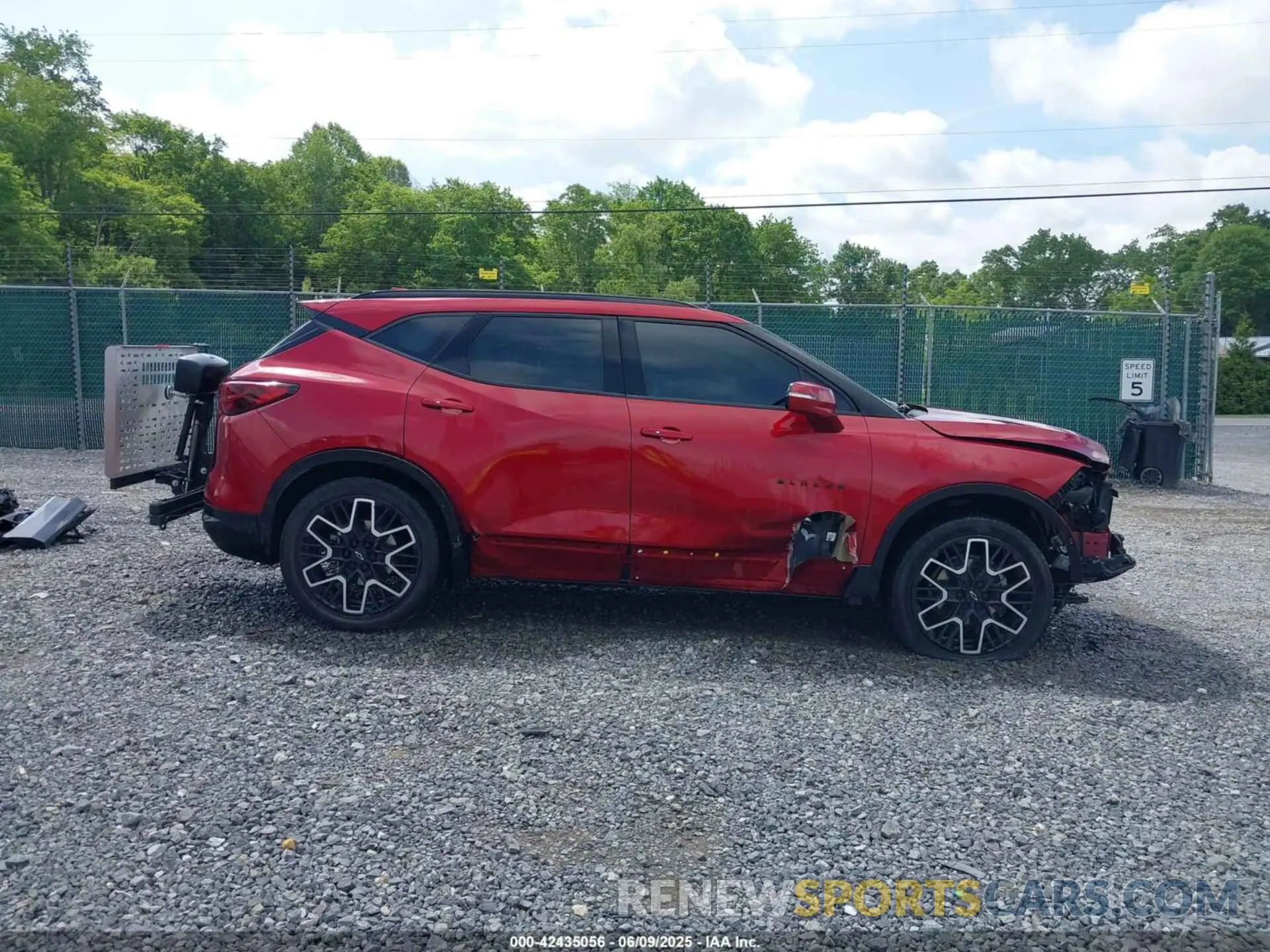 13 Photograph of a damaged car 3GNKBKRS4PS128545 CHEVROLET BLAZER 2023