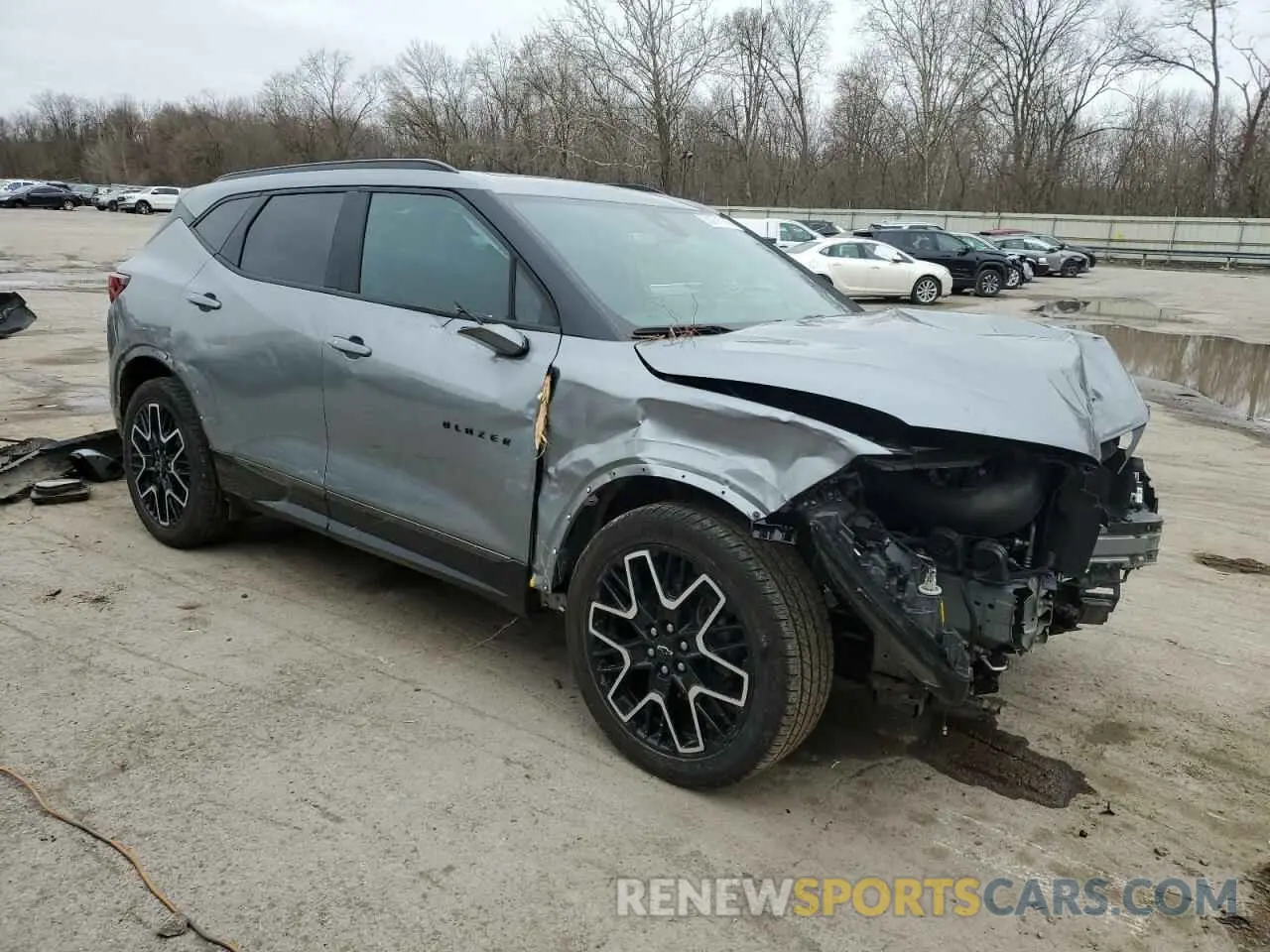 4 Photograph of a damaged car 3GNKBKRS5PS225298 CHEVROLET BLAZER 2023