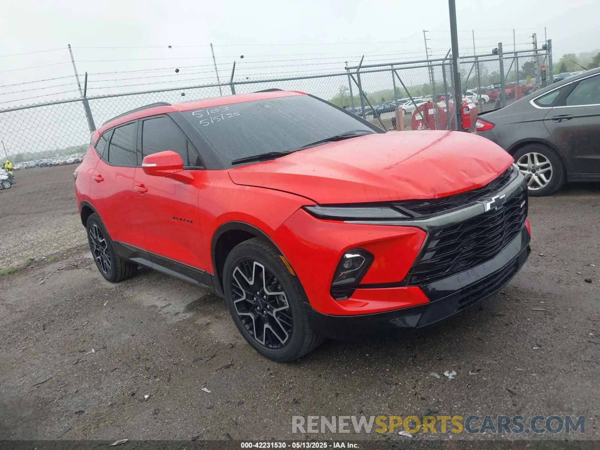1 Photograph of a damaged car 3GNKBKRS8PS155103 CHEVROLET BLAZER 2023