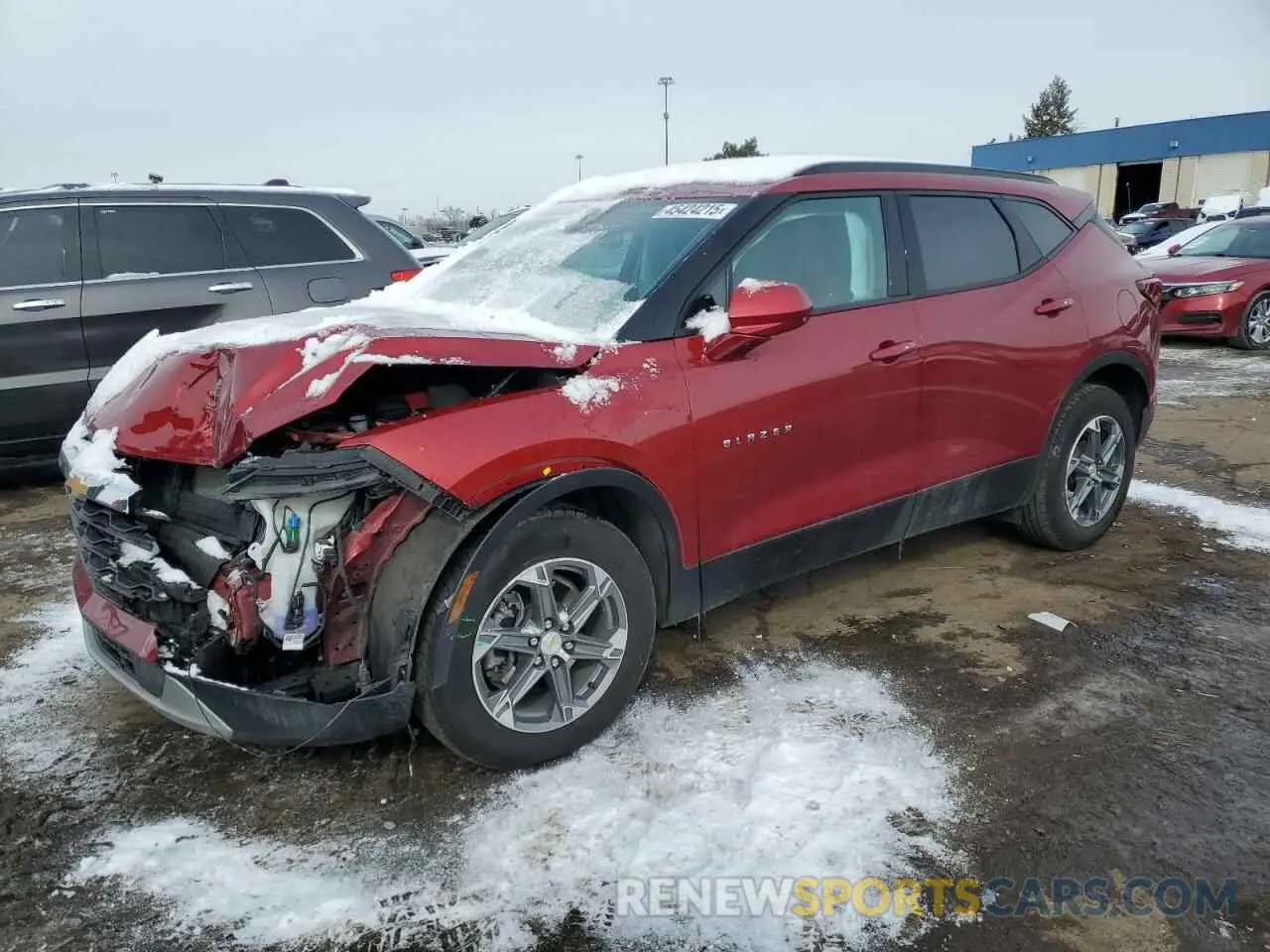 1 Photograph of a damaged car 3GNKBCR41RS136161 CHEVROLET BLAZER 2024