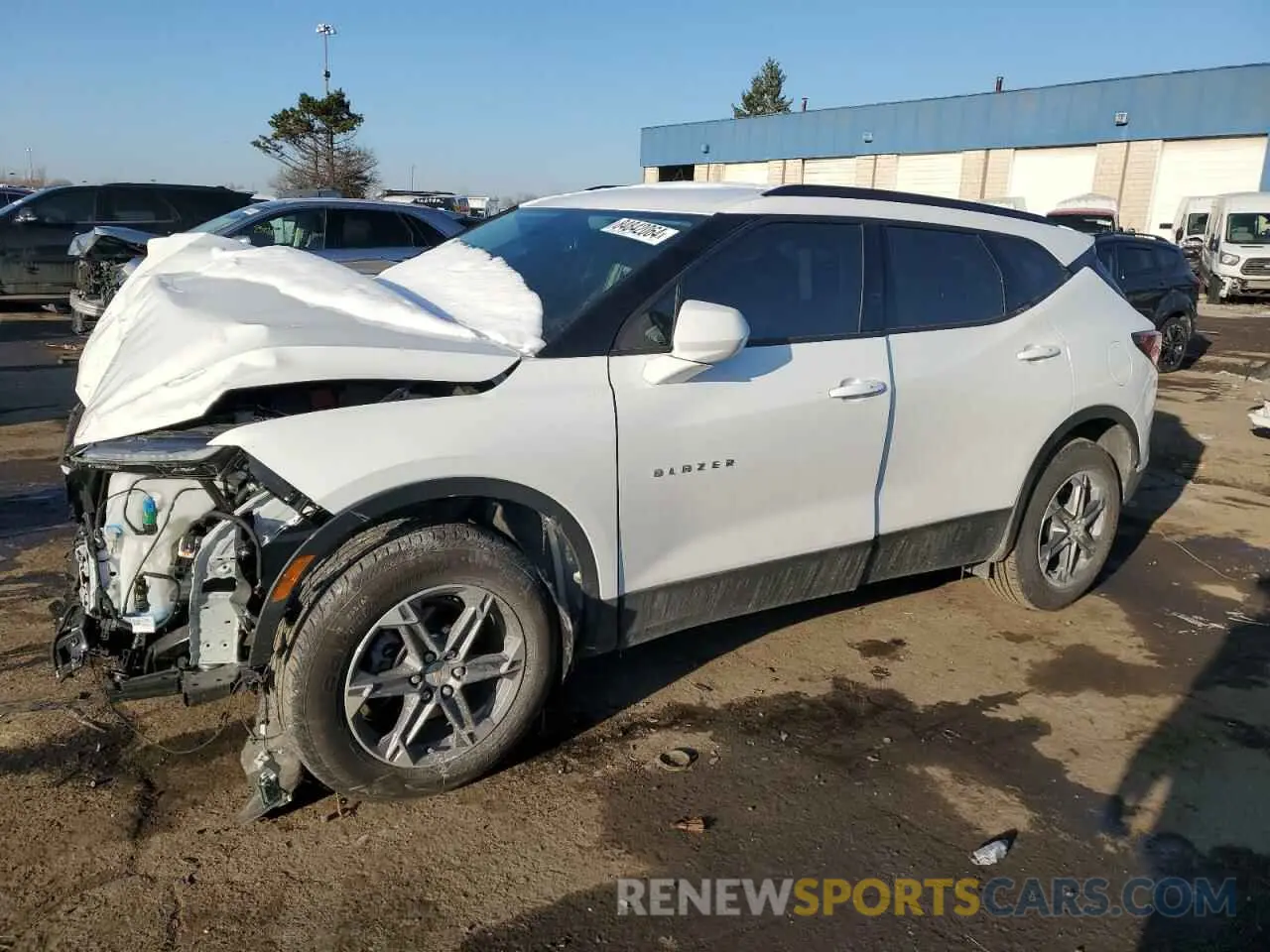 1 Photograph of a damaged car 3GNKBCR41RS190513 CHEVROLET BLAZER 2024