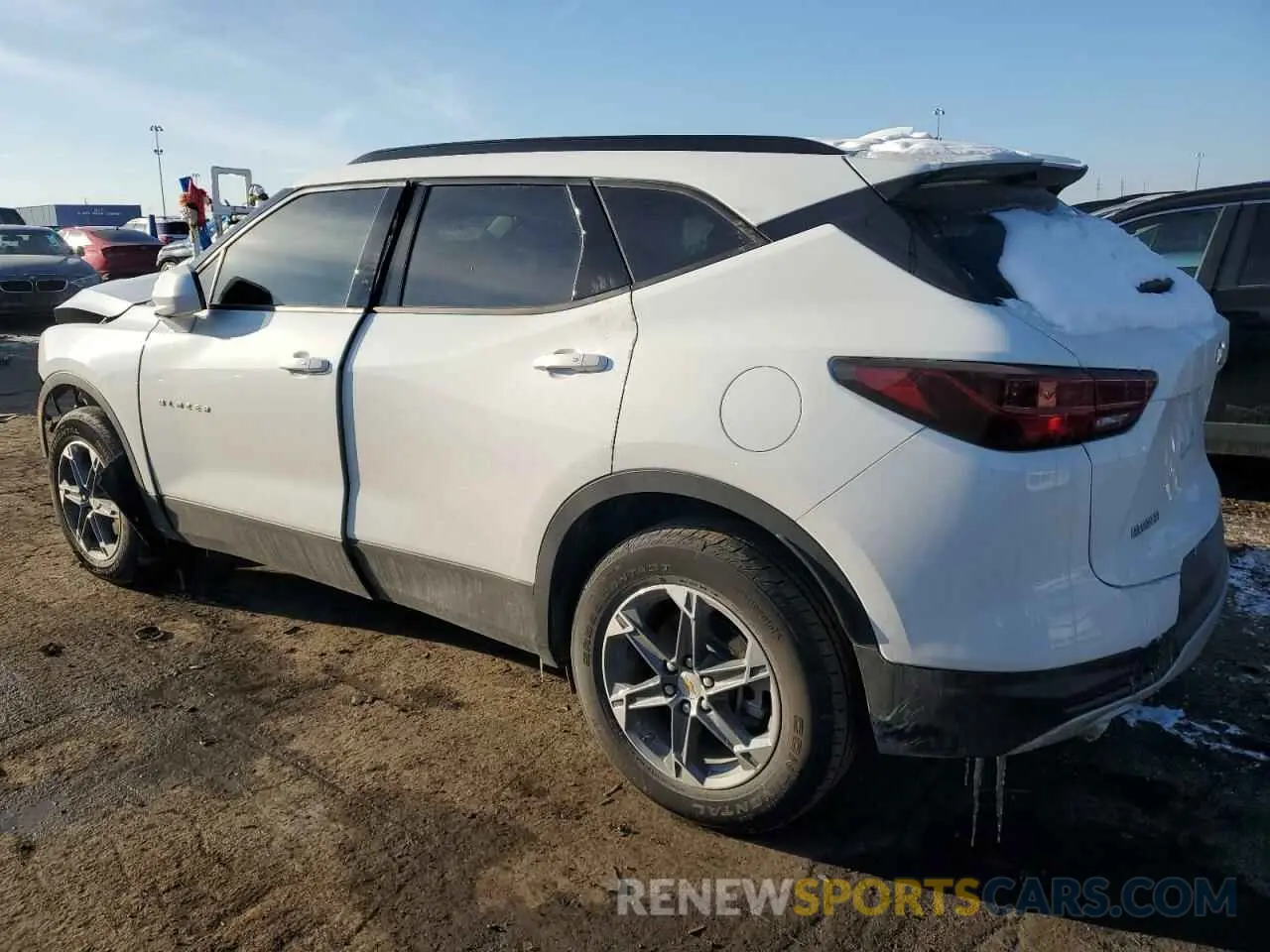 2 Photograph of a damaged car 3GNKBCR41RS190513 CHEVROLET BLAZER 2024