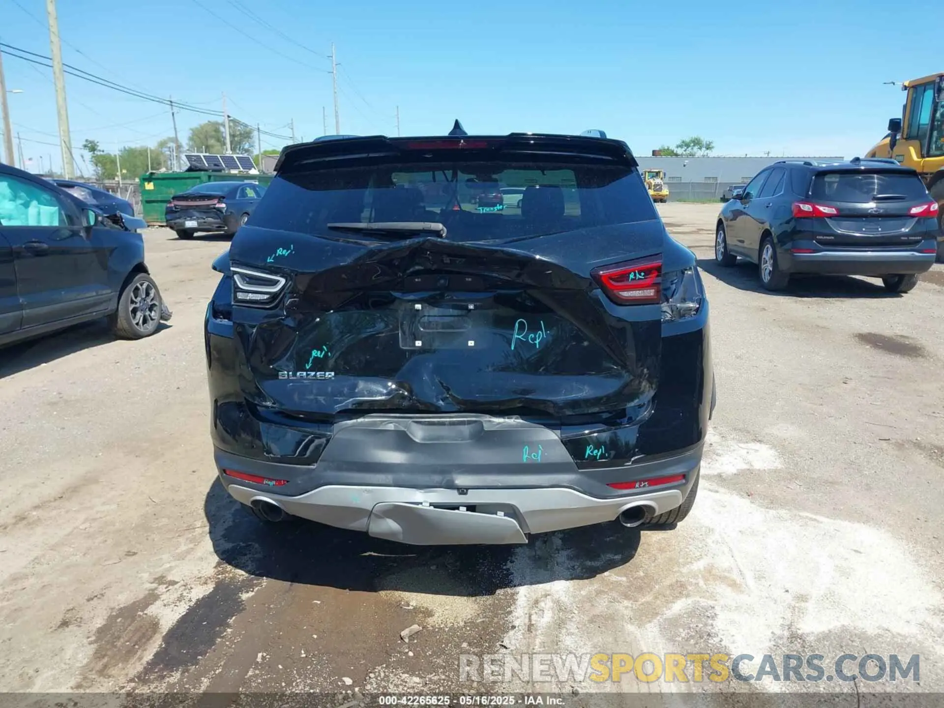 16 Photograph of a damaged car 3GNKBCR44RS125848 CHEVROLET BLAZER 2024