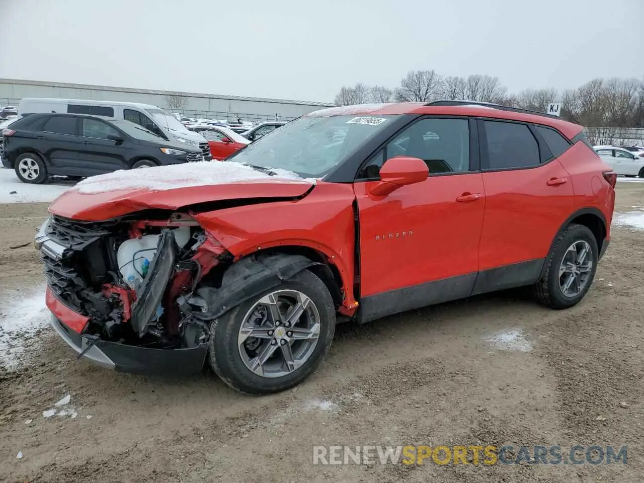 1 Photograph of a damaged car 3GNKBCR44RS153424 CHEVROLET BLAZER 2024