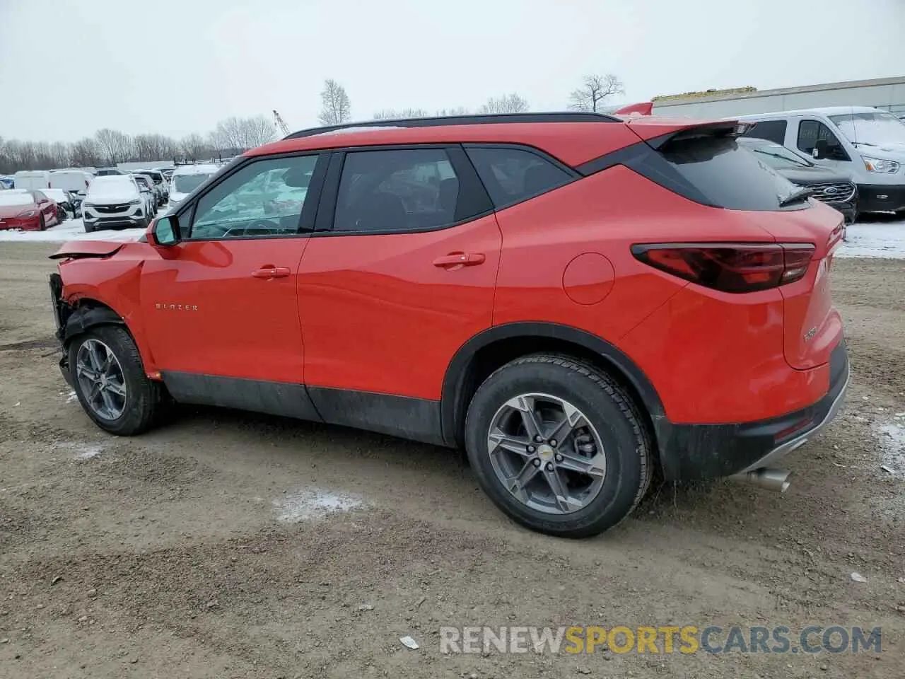 2 Photograph of a damaged car 3GNKBCR44RS153424 CHEVROLET BLAZER 2024